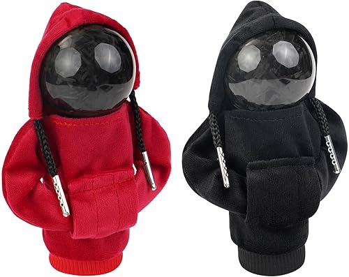 ZIBOPAR Funda para palanca de cambios con capucha, accesorios interiores de automóviles, cubierta de palanca de cambios de ajuste universal,