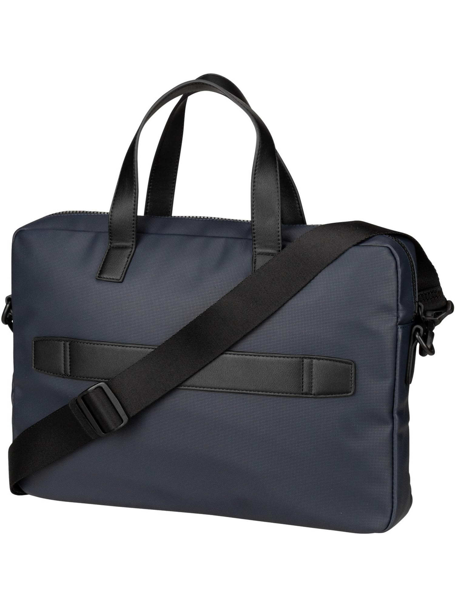 Tommy Hilfiger TH Pique Monotype Slim Computer Bag Space Blue, Espacio Azul, OneSize