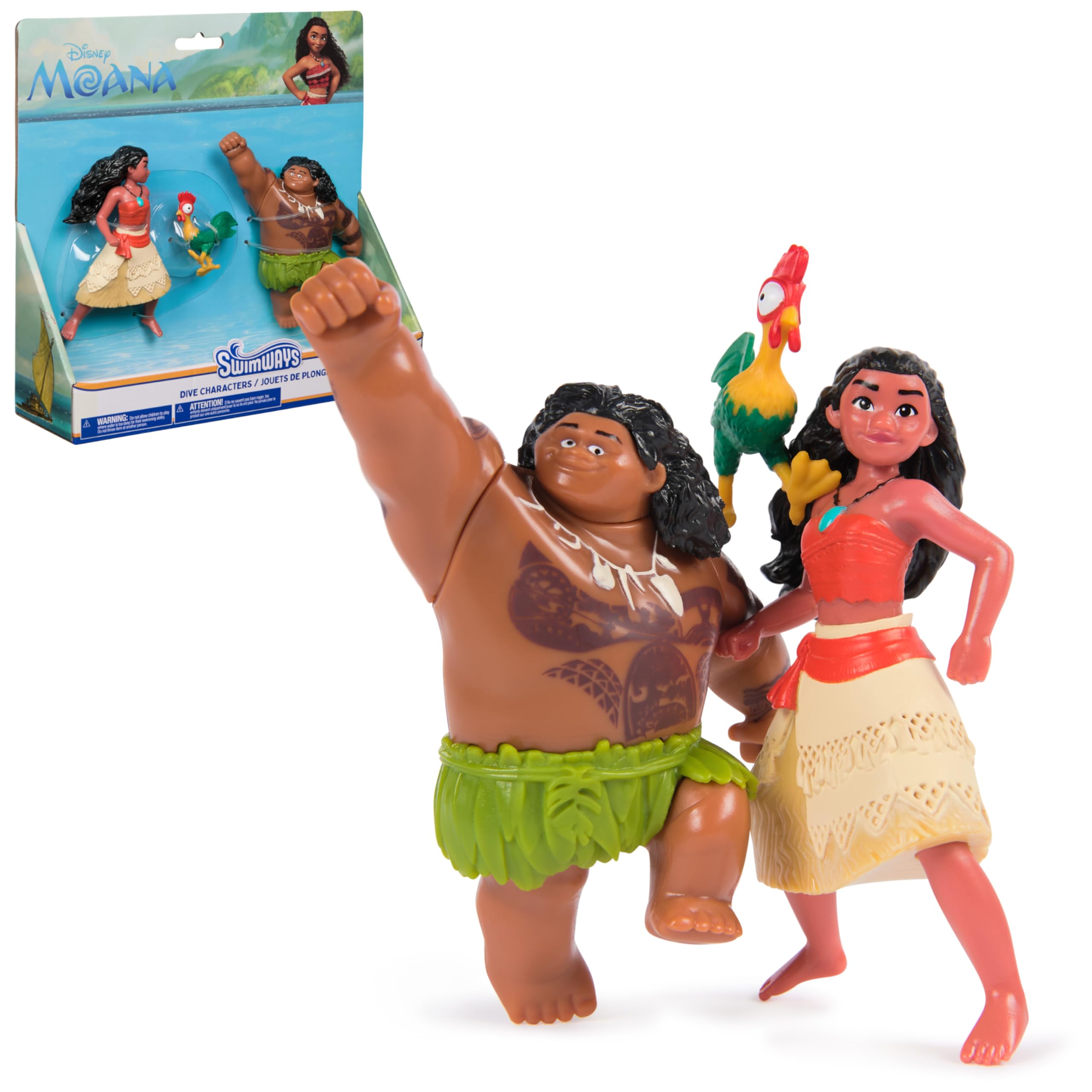 即完売Bath&Bodyバスボディ★Disney Moana3個セット SwimWays Disney Princess Moana Dive Character 3-Pack, Swimming