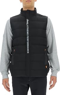 Jeep Men's Xp Man Tech Puffer Vest With Pockets Jx22a Jacket