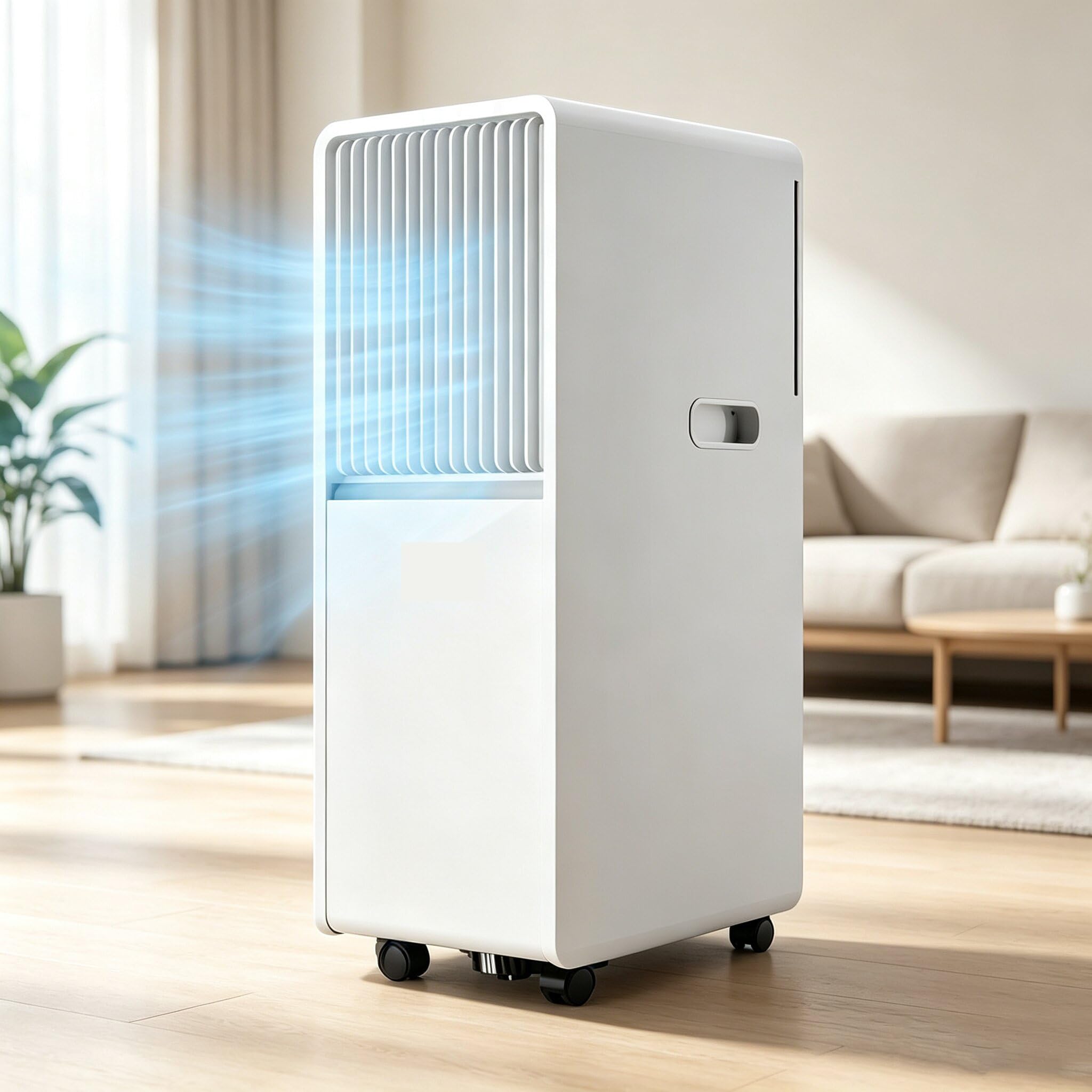 Klimatyzator | Przenośny klimatyzator z pilotem zdalnego sterowania i wtyczkami wtykowymi UK Energooszczędny system chłodzenia z zestawem instalacyjnym