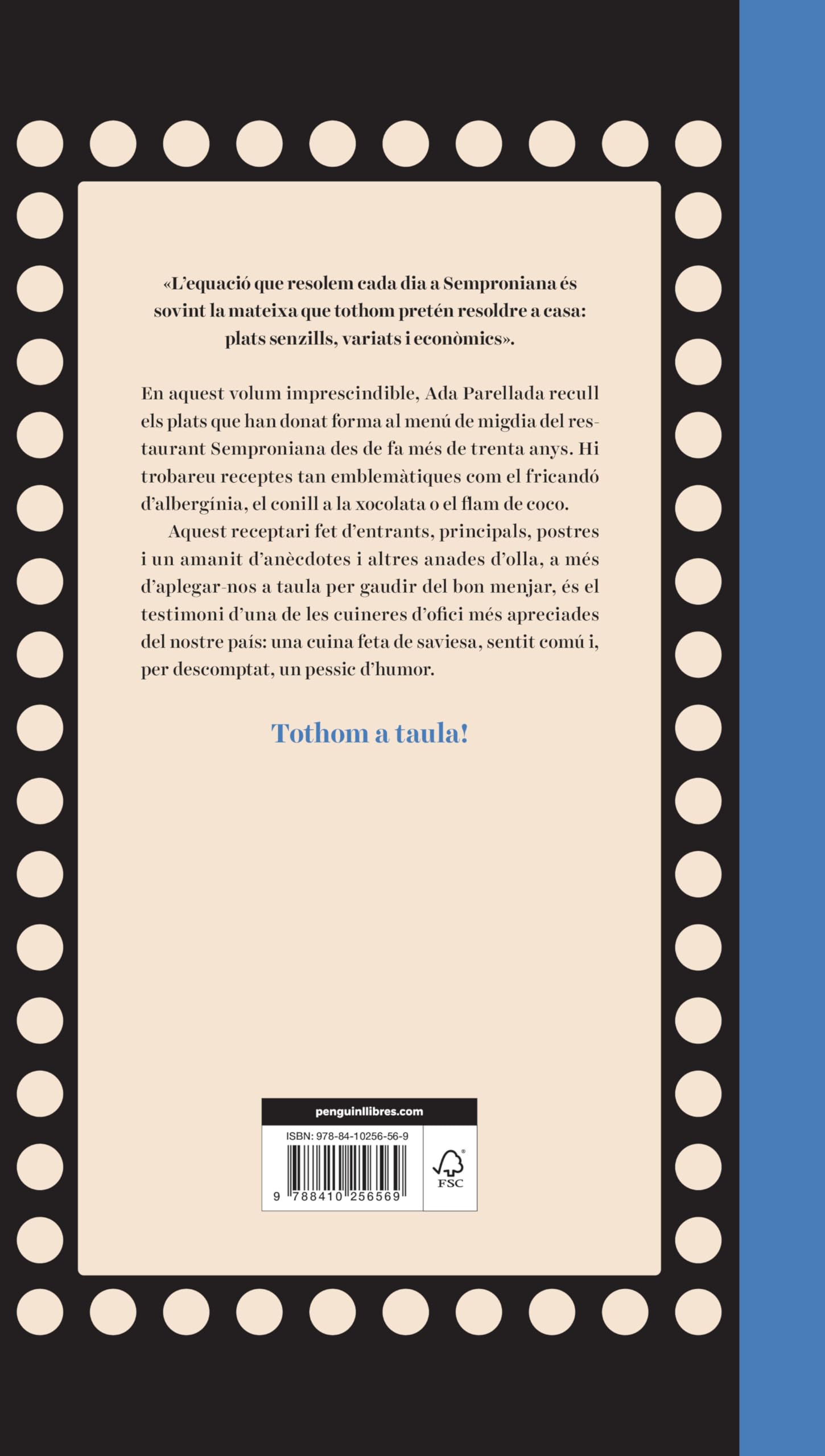 Els plats del dia: El menú de Semproniana i altres anades d'olla (Els fogons)