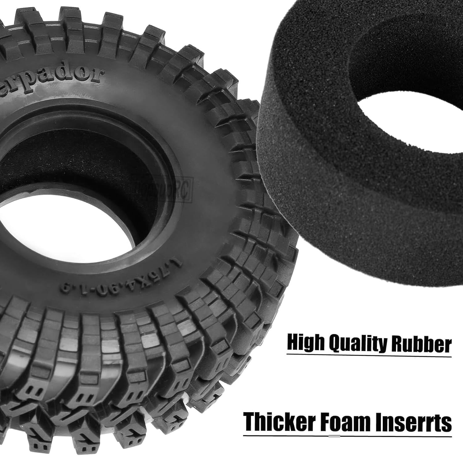 1.9 Dually Beadlock RC Wheel RC Tires for 1/10 SCX10 90046 AXI03007 TRX4 TRX6 VS4-10 Gen7 Gen8 MST CFX D90,Aluminum 1.9" Wheel Hub Rim RC Truck Tires 4pcs w/Adjustable Offset 4PCS Bronze