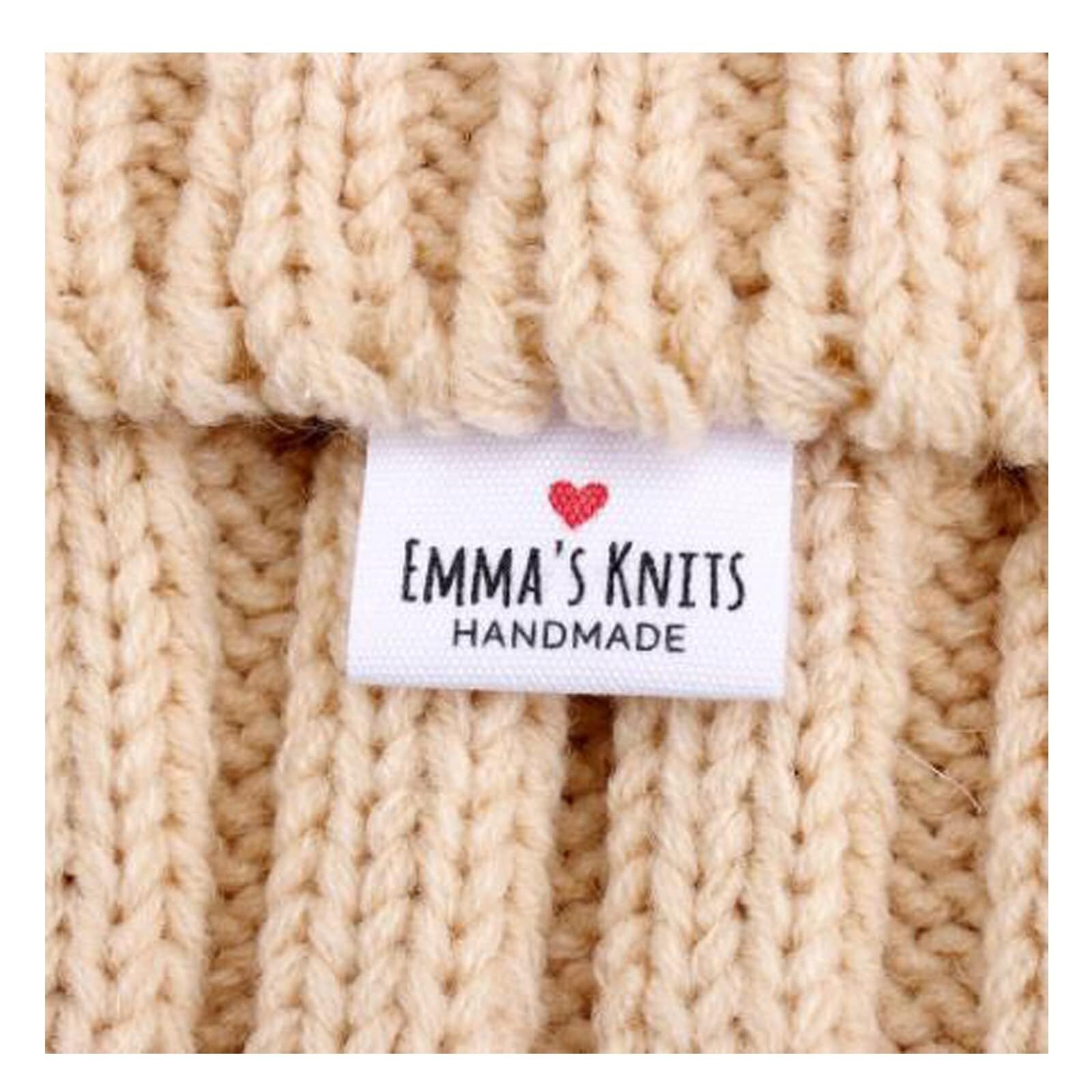 Etiquetas Personalizadas De Tela,Etiquetas Termoadhesivas Personalizadas For Ropa,Etiquetas De Costura Hechas A Mano For Tejer, Acolchar Manualidades Y Pequeñas Empresas (Color : 200 pieces)