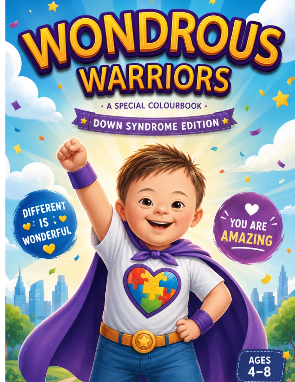 Wondrous Warriors: A Special Colouring Book for Brave & Wonderful Kids