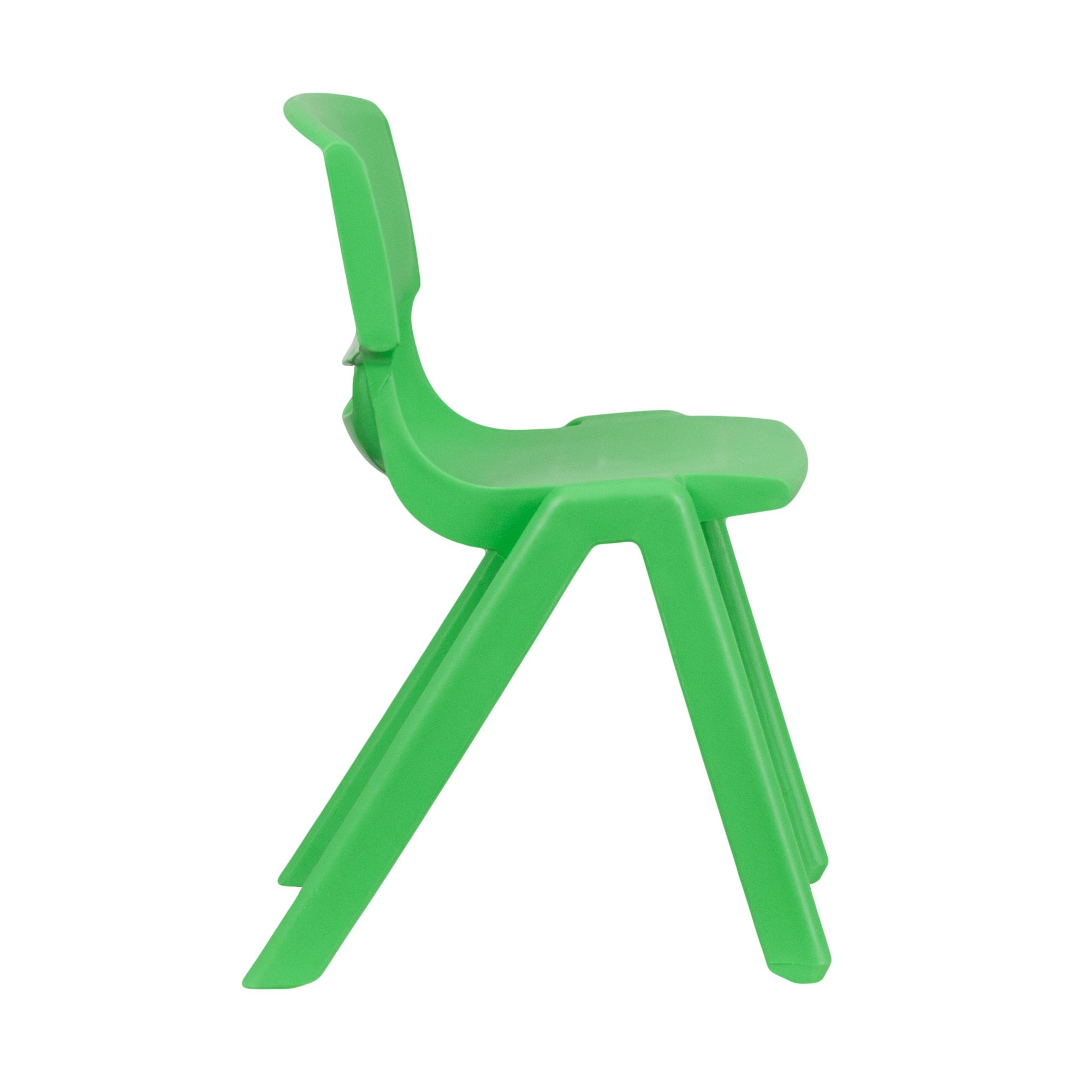 Amazon.co.jp: Flash Furniture 学校用チェア グリーン プラスチック