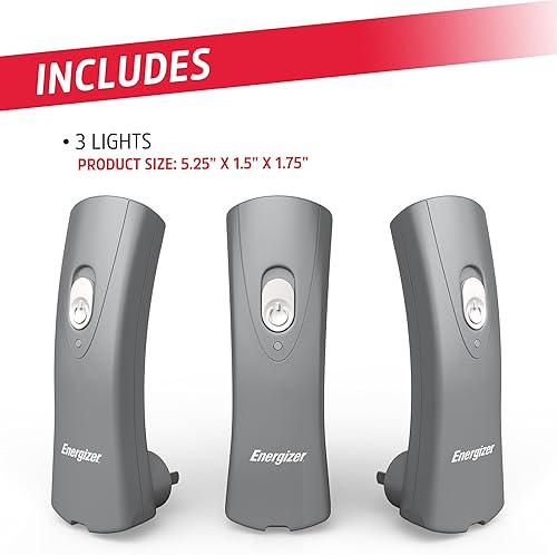 Miniatura 3 de Energizer Weatheready - Luz de mano compacta recargable, linterna LED de emergencia, encendido automático, batería incorporada incluida, 3 unidades