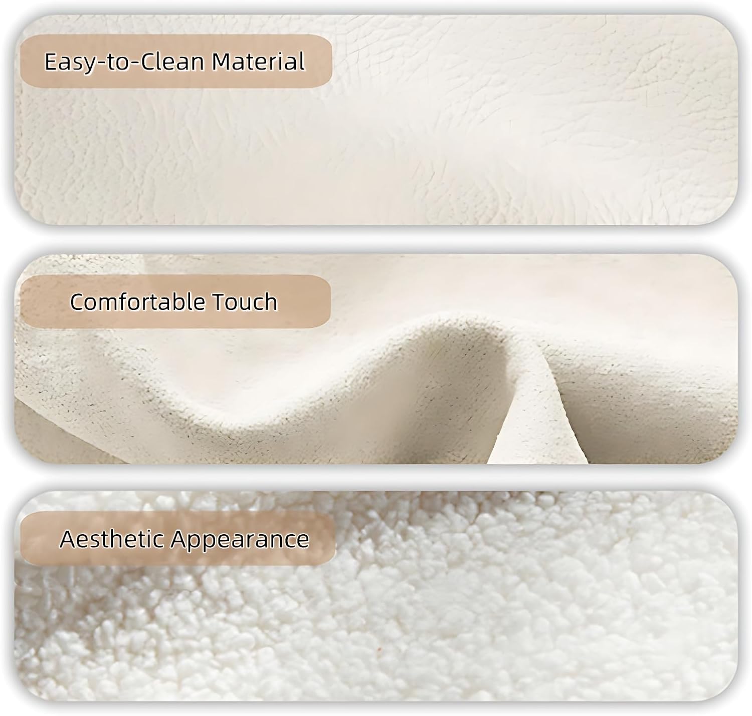 Luxurious Couches - Modular Sofa with Marble Coffee Table & Wood Frame | Sectional Sofa Set for Living Room, Reception Areas (Sofa + 2 Chair + Coffee Table, 72in)