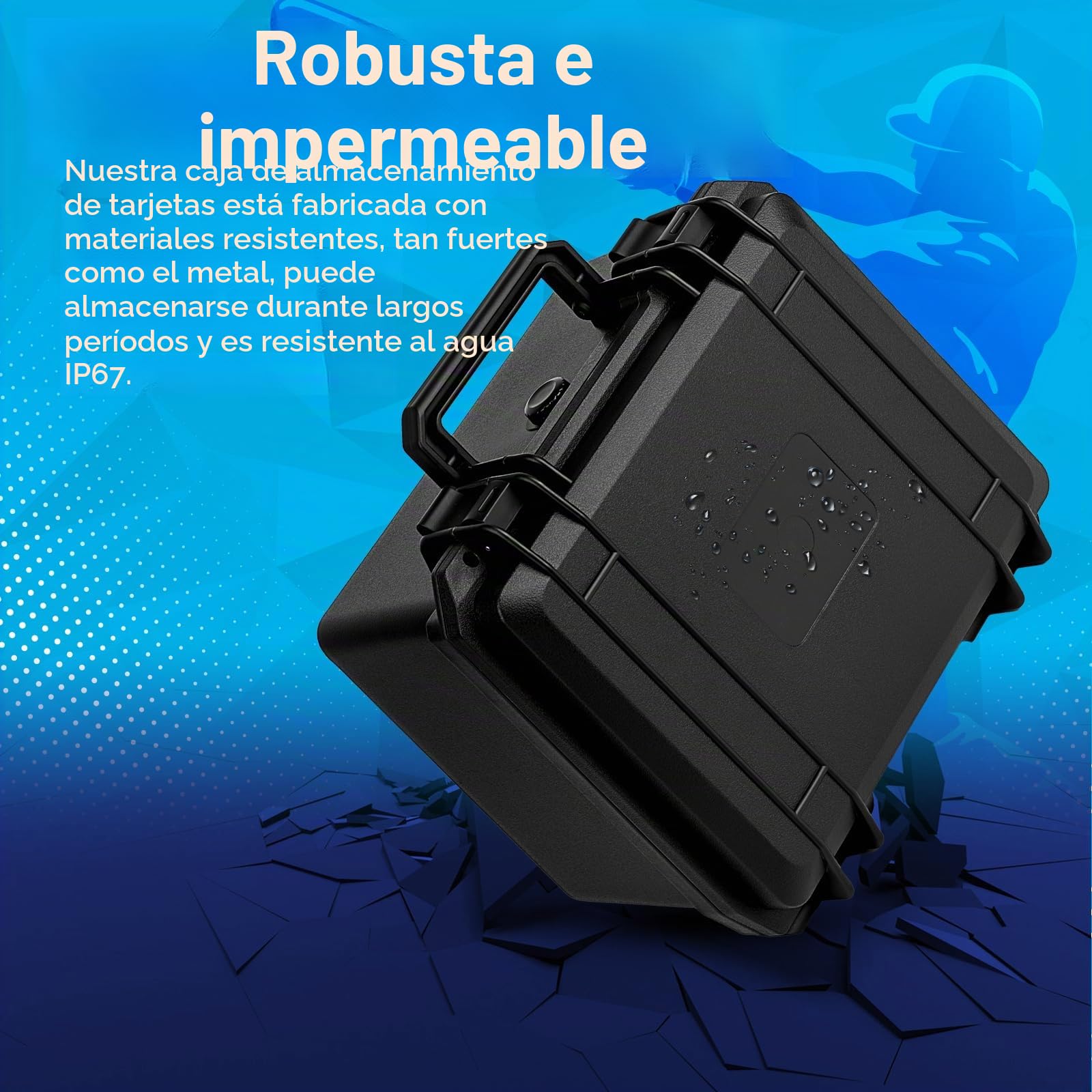 Caja de Almacenamiento para Cartas Calificadas, Caja de Cartas para Tarjetas Deportivas, Caja de Almacenamiento para Cartas de Trading para 160 Top Loaders, 40 One Touch, 40 Cartas Calificadas