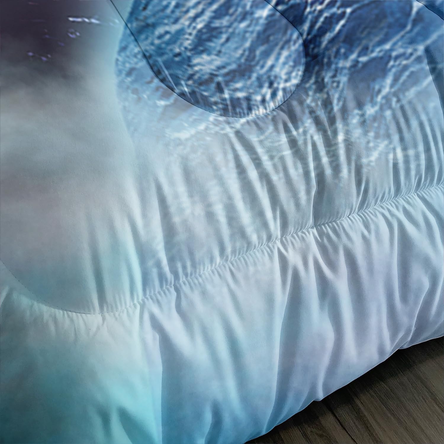 AILONEN Astronaut Cat Comforter Set Full Size, Gorgeous Starry Cosmic Bedding Set for Bedroom,Outer Space Explorer Kitty Super Soft Duvet Set All Seasons,1 Quilt and 2 Pillowcases,3-Piece