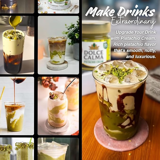 Crema de Pistacho Turco Dolce Calma 200g (7oz) - Frasco de Vidrio miniatura 5