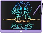 LCD Writing Tablet 10 Inch, Colorful Electronic Doodle Board Drawing Tablet, Memo Board, Drawing Pads with Lanyard, Travel Educational Toys Gifts for Kids Toddlers Age 3 4 5 6 7 8 9 Years Girls(Pink