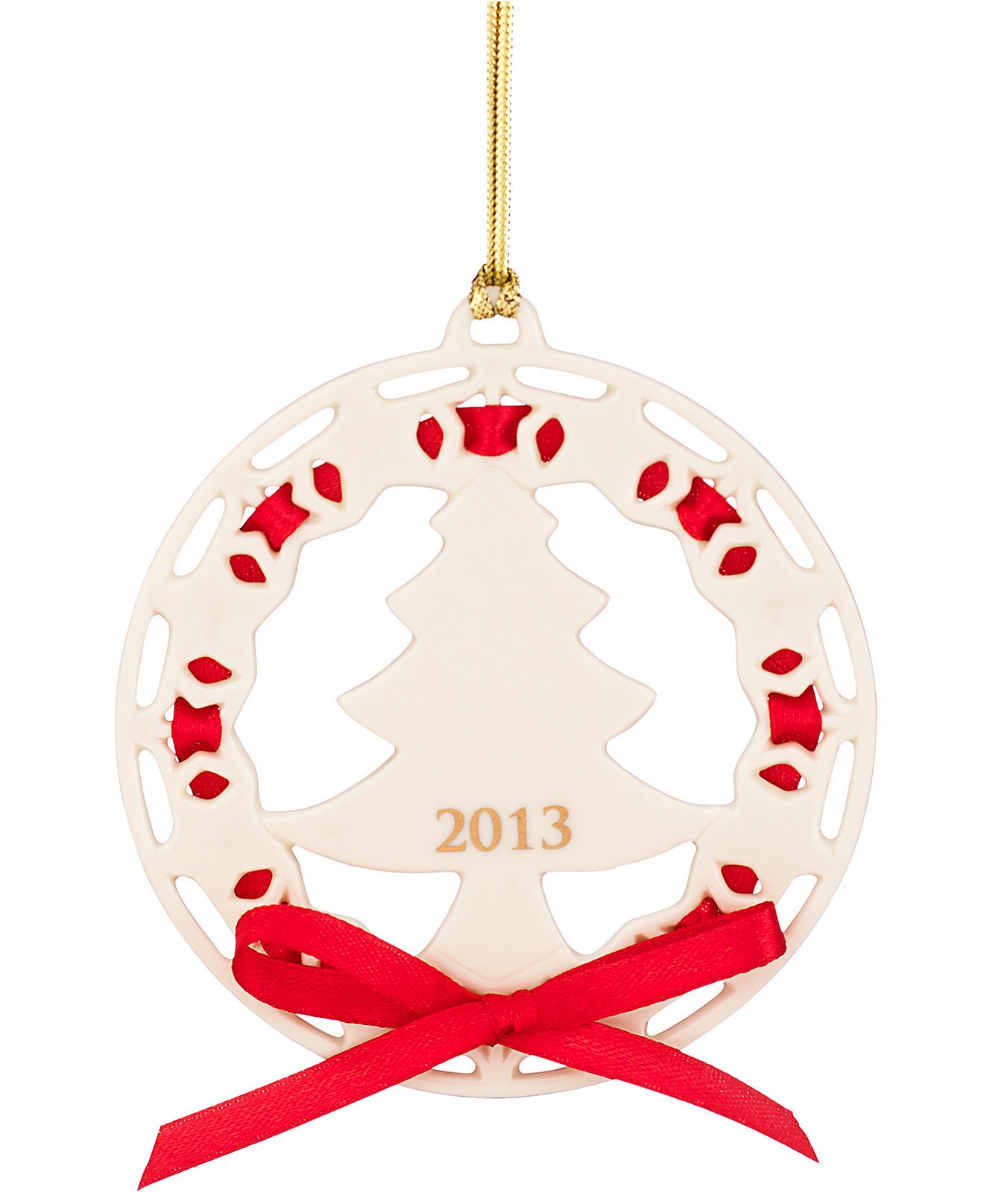 Lenox Décoration de Sapin de Noël 2013 Cadeau Souvenir de Fin d'Année