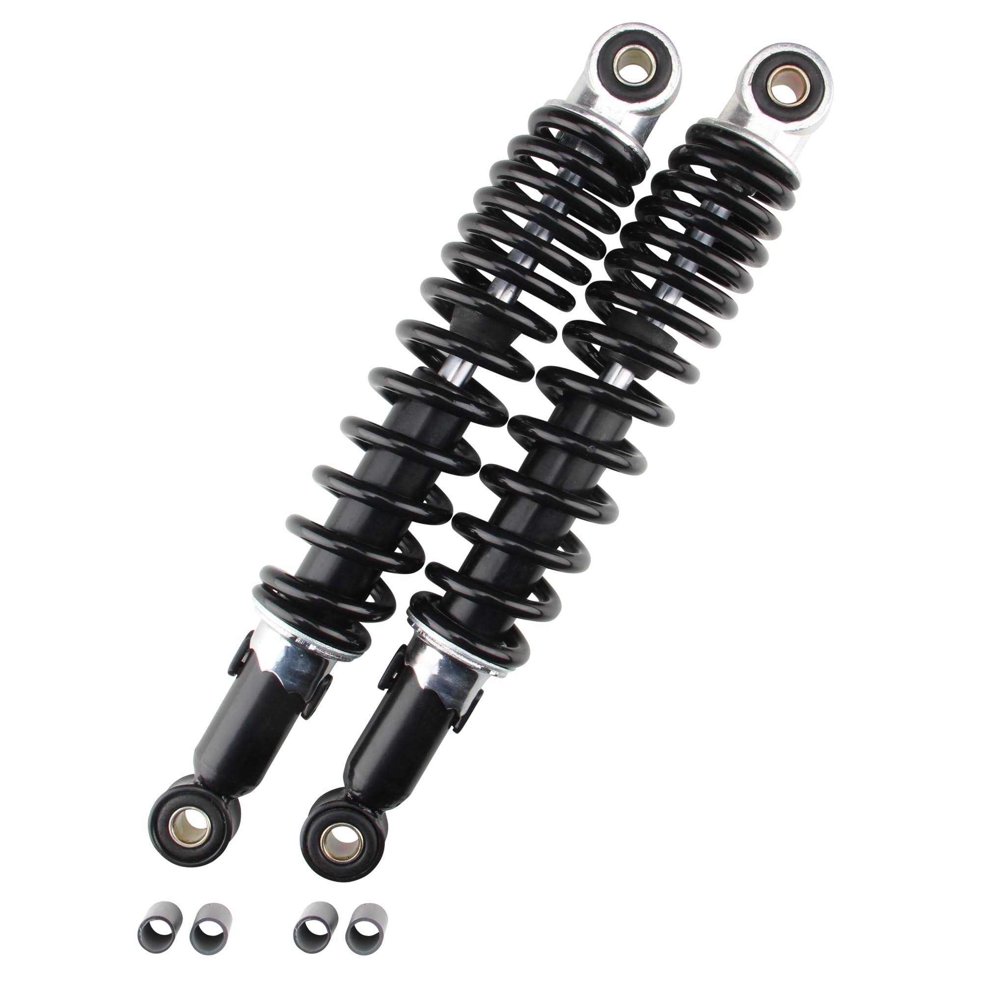 Stoßdämpfer Federbein Set 280mm Schwarz für Zündapp Hercules Kreidler Simson Puch Mofa Moped Mokick