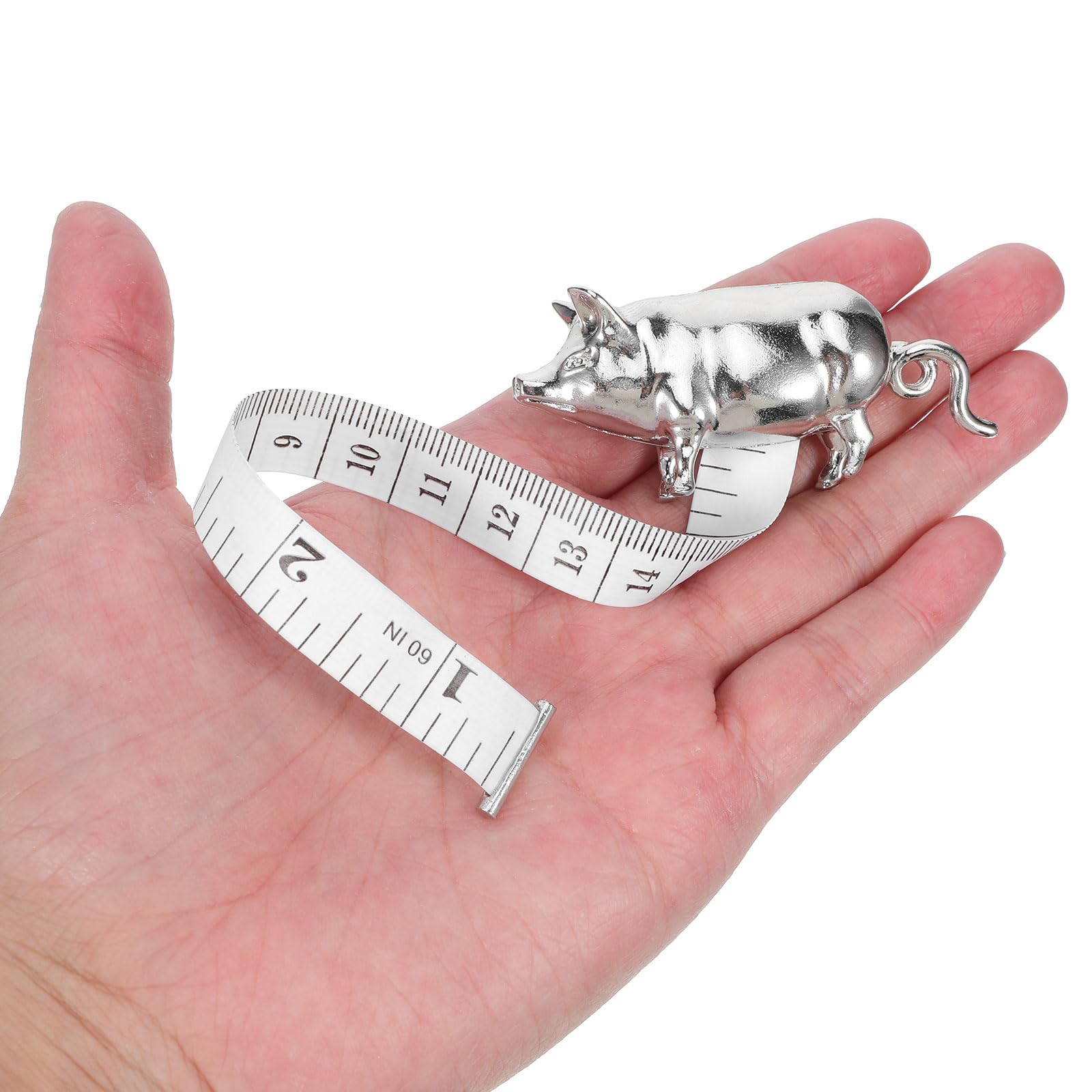 Cinta Métrica Pequeña de Aleación Retráctil, Mini Regla Flexible para Costura y Manualidades, Portátil y Precisa para Medición Corporal y Uso Industrial