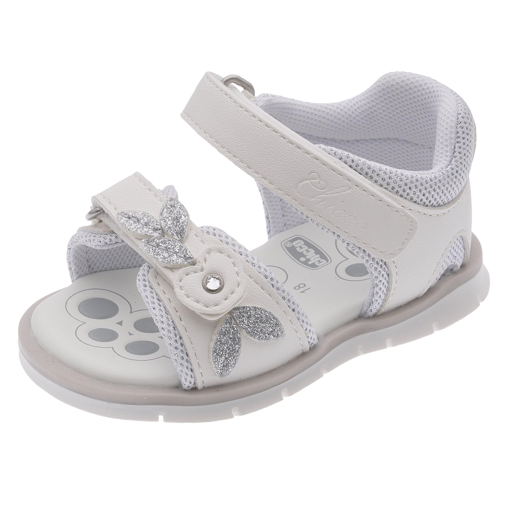 Chicco, Sandali Bambina Chiusi Posteriormente, con Chiusura con Doppio Strappo, Scarpe Bambina, Designed in Italy