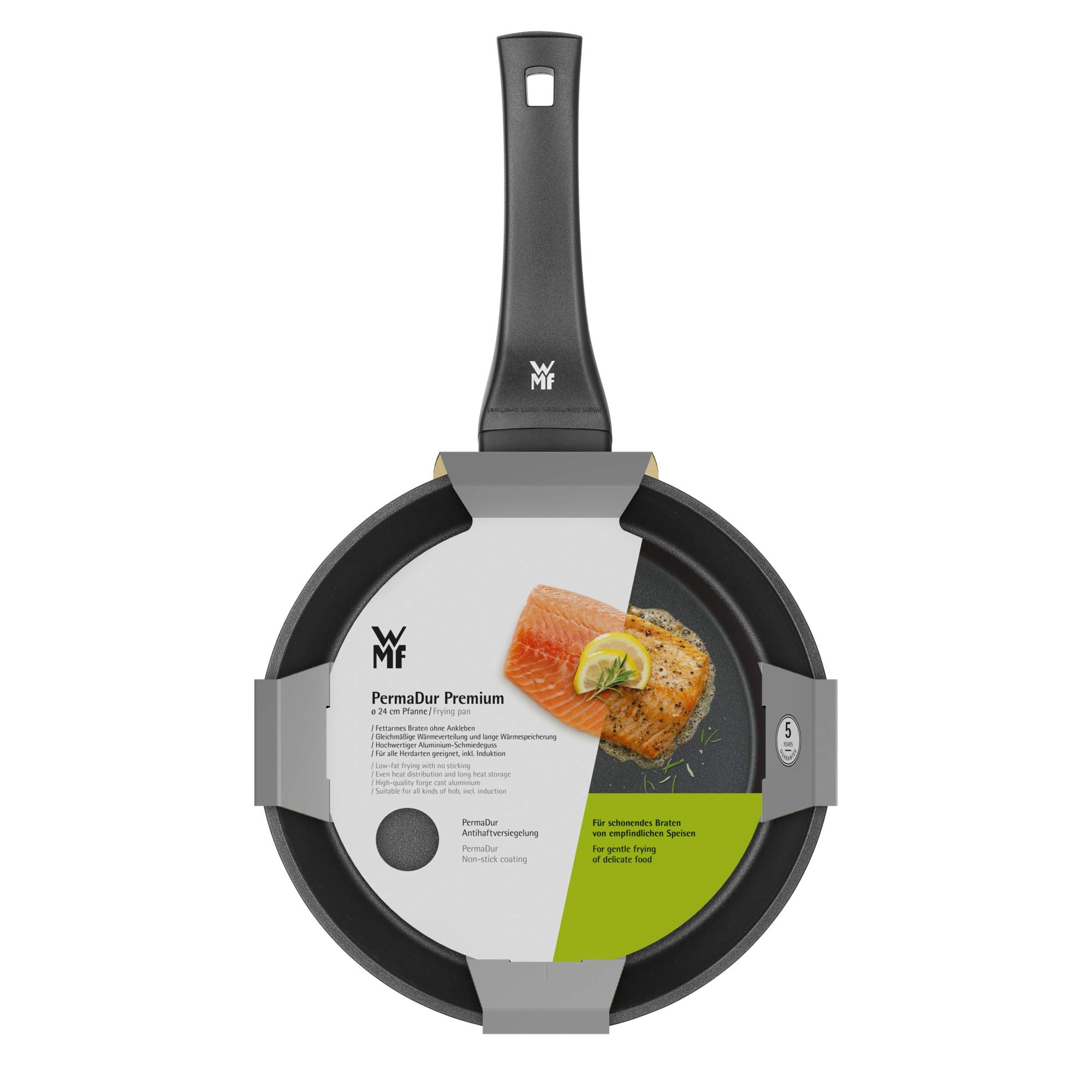WMF Permadur Premium Patelnia, Aluminium, Srebrna, Ø 24 cm