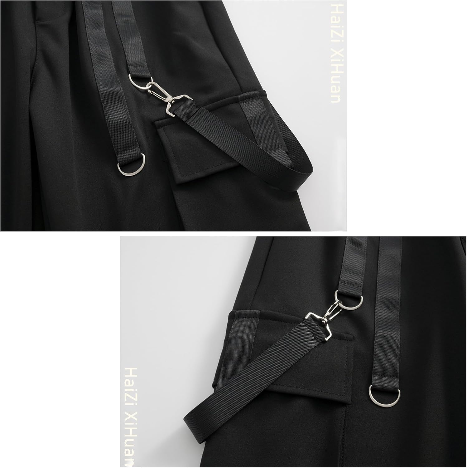 Men's Jogger Pants Punk Cargo Baggy Techwear Hip Hop Harem Streetwear Tactical Track Pants - Image 5