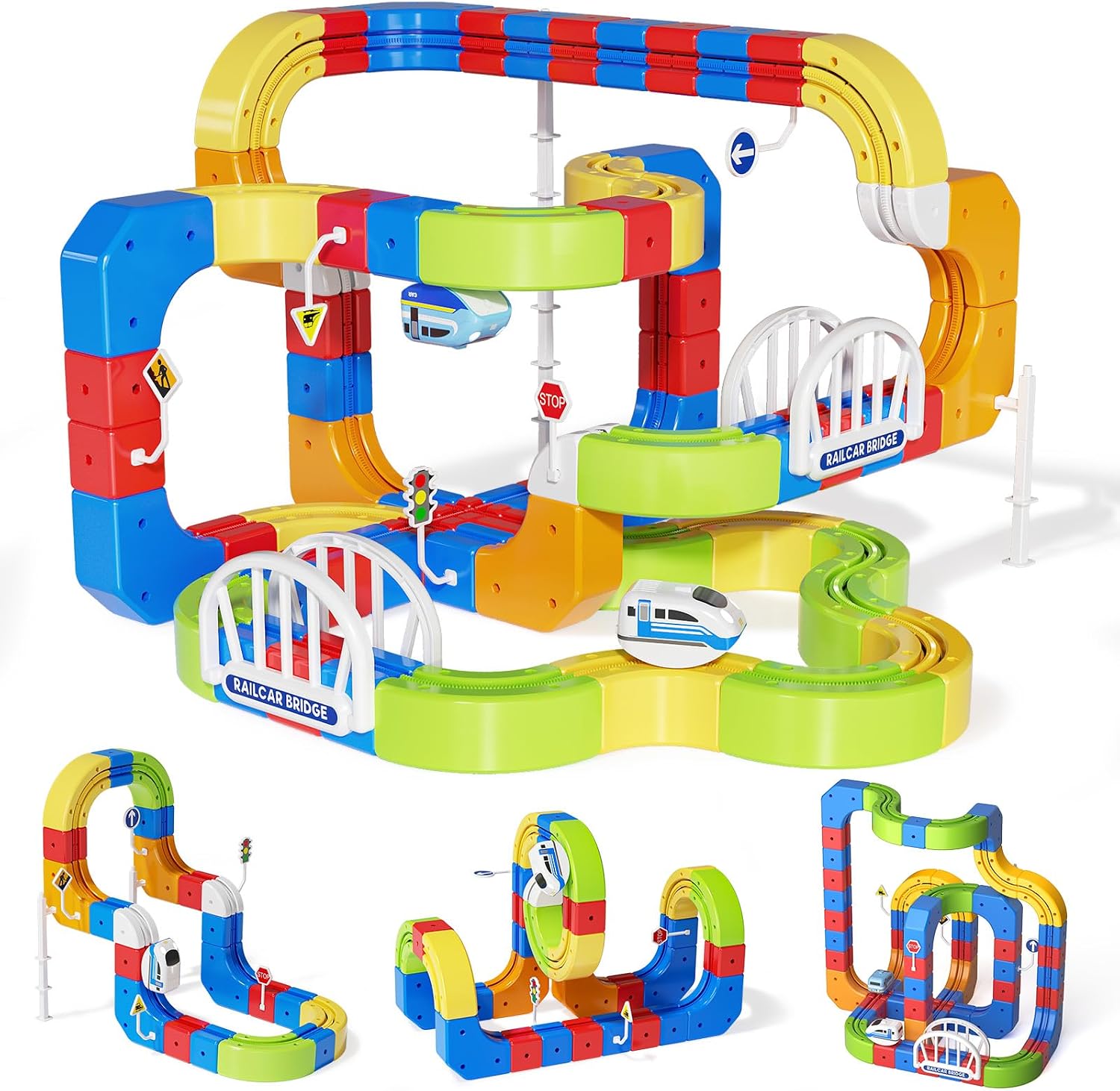 Dimoarch Electric Train Kids Ages 172pcs