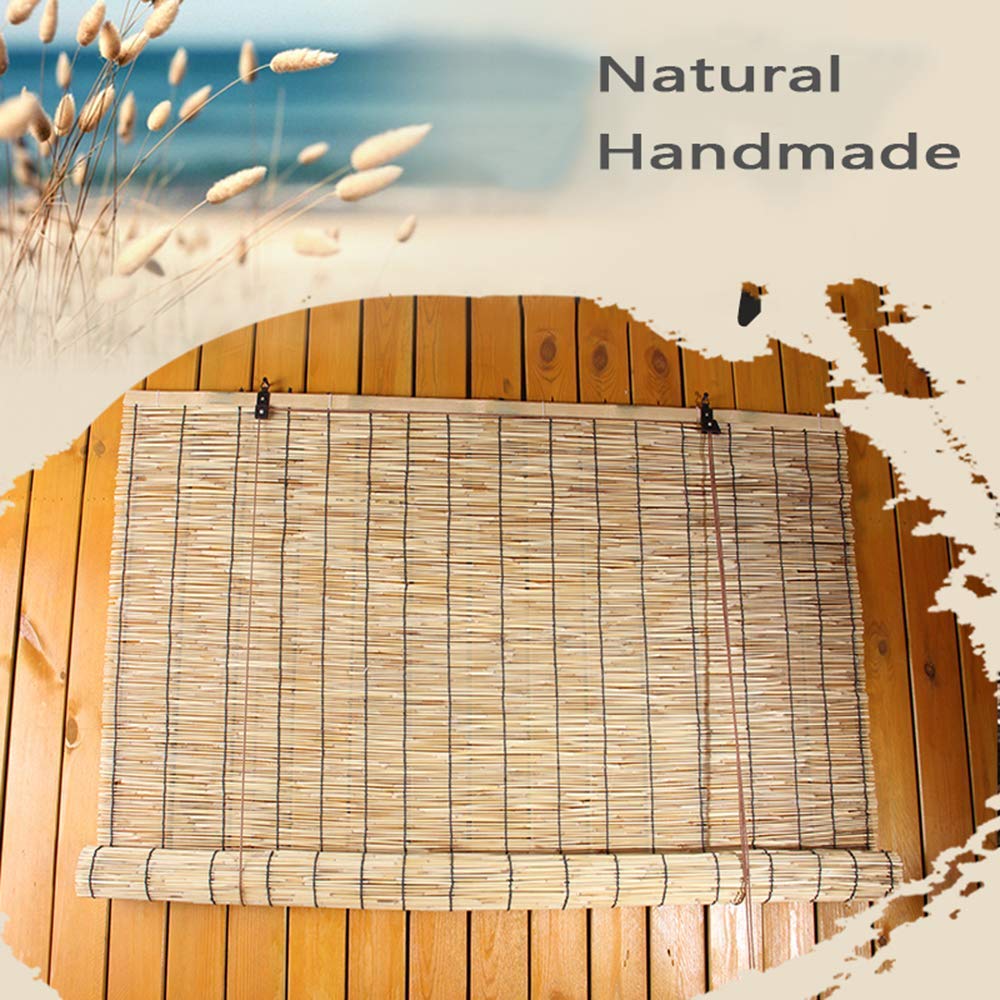 Rodillo sombras hechas de caña, bambú ciega, ventana de cortinas y persianas , aire libre Patio Persianas , impermeable anti-moho , natural tejida de bambú-persianas de rodillo ( personalizable )