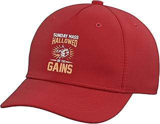 Sunday Mass Hallowed Be Thy Gains Jesus Adjustable Baseball Hat
