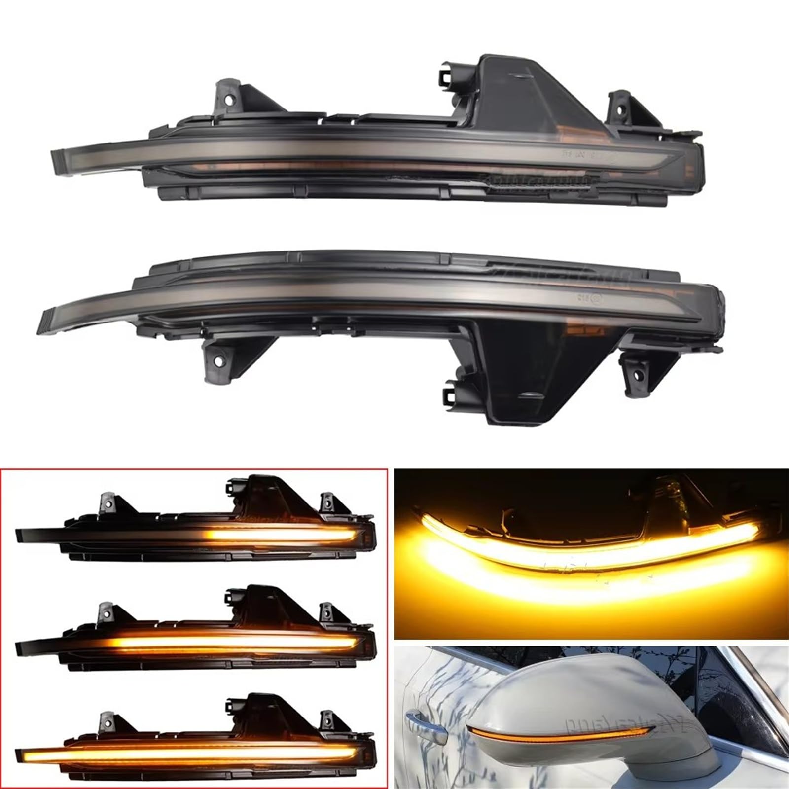 Dynamic Side Mirror Turn Signal Lights For Audi A7/S7/RS7 2011-2017 - Sequential Blinker LED