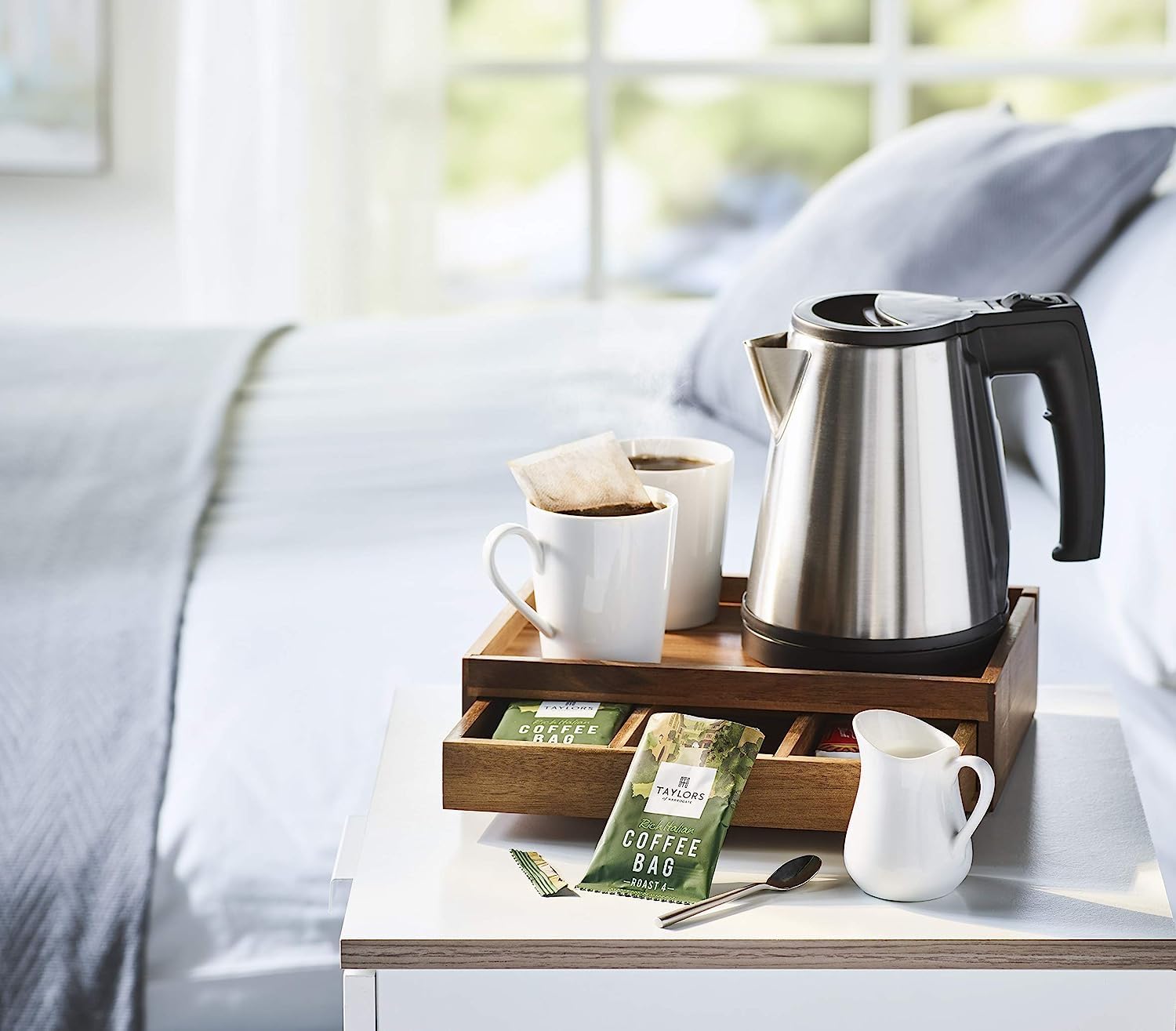 Taylors of Harrogate Rich Italian Ground Coffee Bags, 80 Enveloped Bags