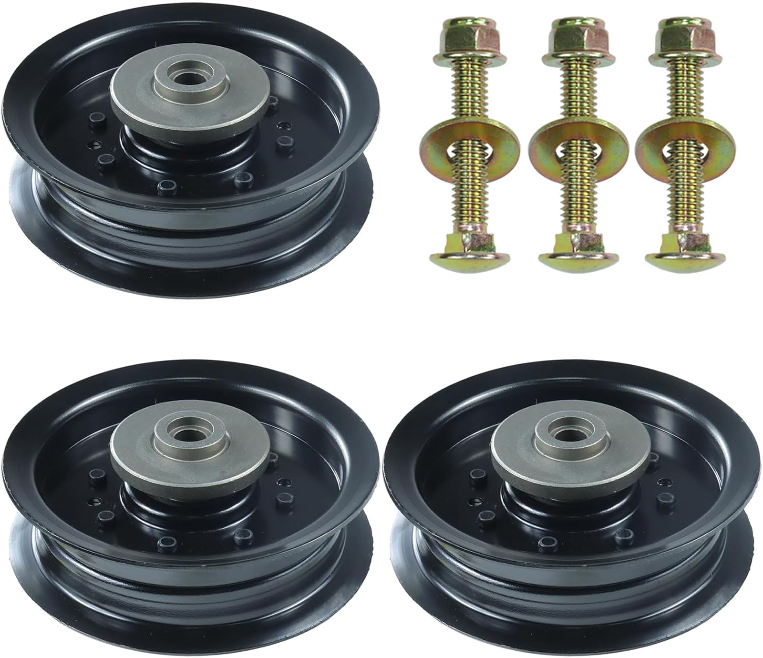 3 Pack 532196104 Idler Pulley Replaces 532196104 Husqvarna Idler Pulley Husqvarna 532197380 Idler Pulley Craftsman, 196104 Idler Pulley for Husqvarna RZ5424 Z254F YTH24V48 Z248F Tractors