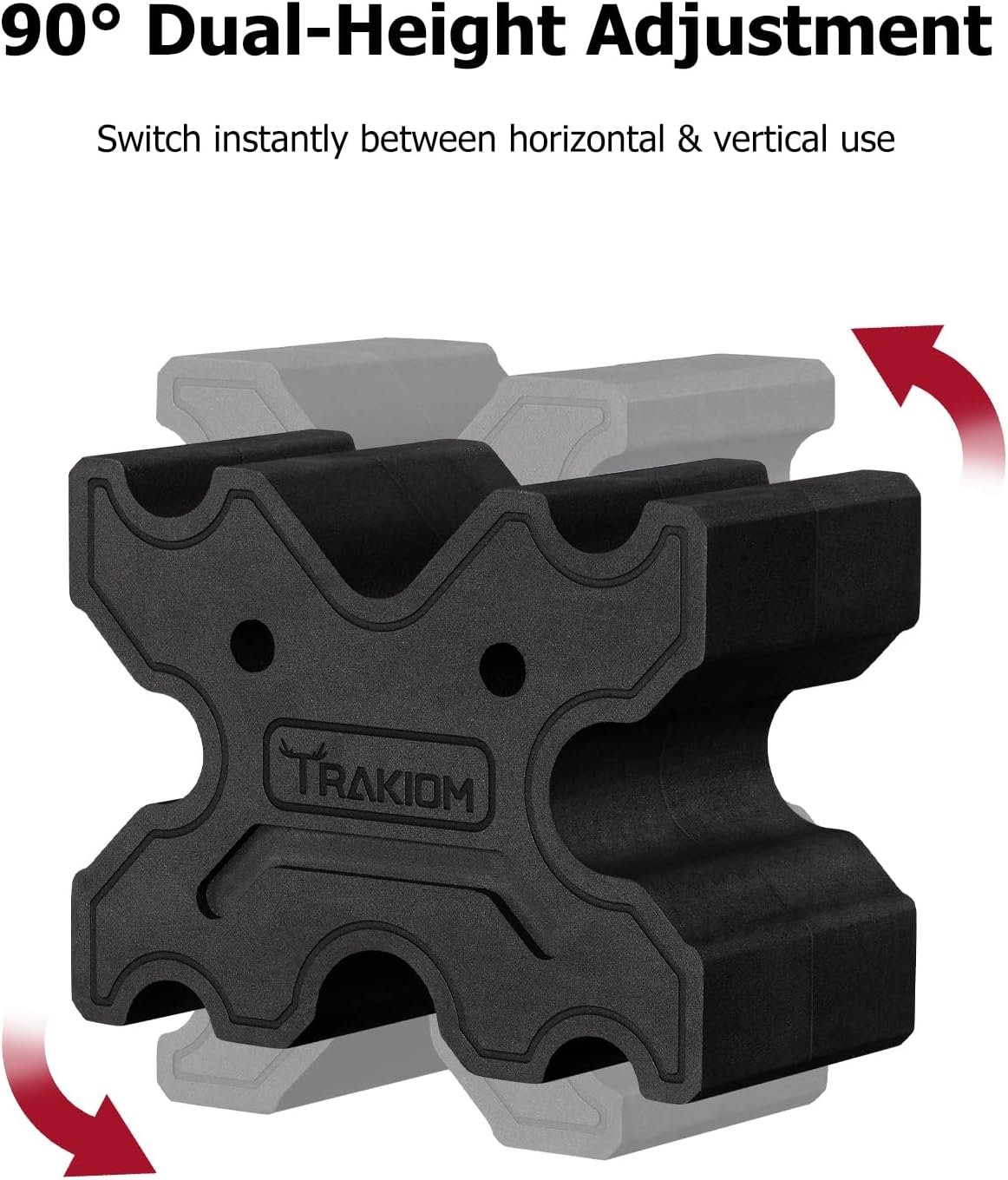 Trakiom X-Block Shooting Rest for Rifles Foam Gun Rest Shooting Bench Gun Stand Portable Lightweight Recoil Reduction