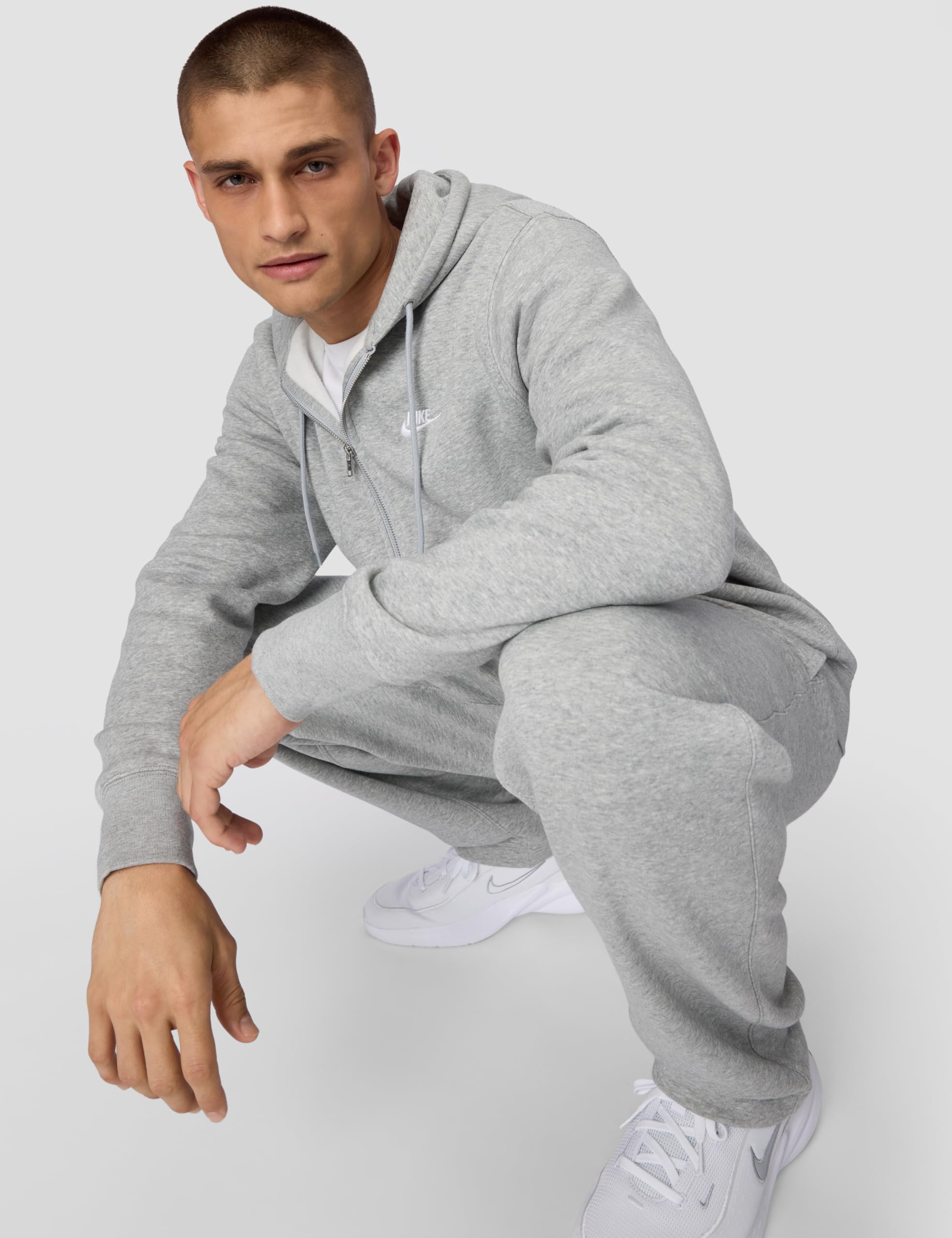Nike Nike Club Sweat À Capuche en Tissu Fleece À Zip pour Homme Sweatshirt Homme (Lot de 1)