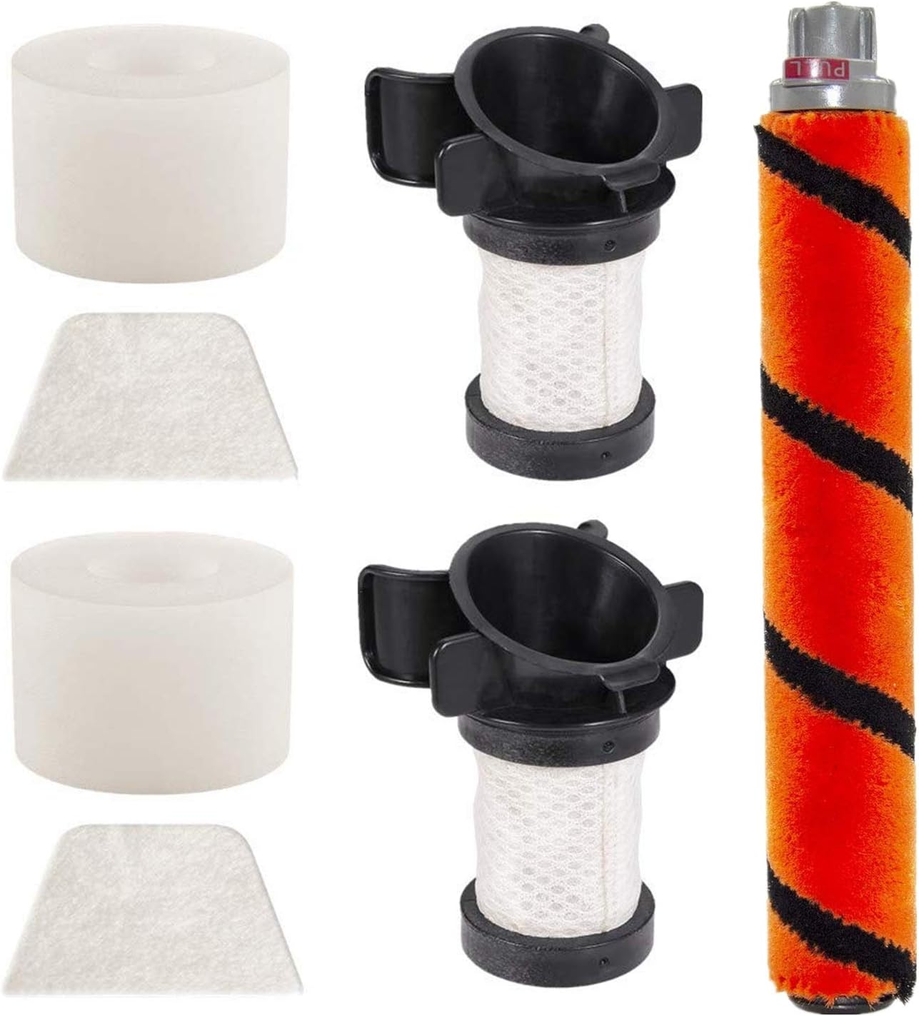 HIMrHEPA Replacement Filters and Brush Compatible with Shark ION Flex DuoClean IF100 X30 X40 F60 F80 IF200 IF201 IF202 IF203Q IF205 IF251 IF252 IF281 IF282 IF285 UF280 IC205 IR70 IR100 IR101 Vacuum