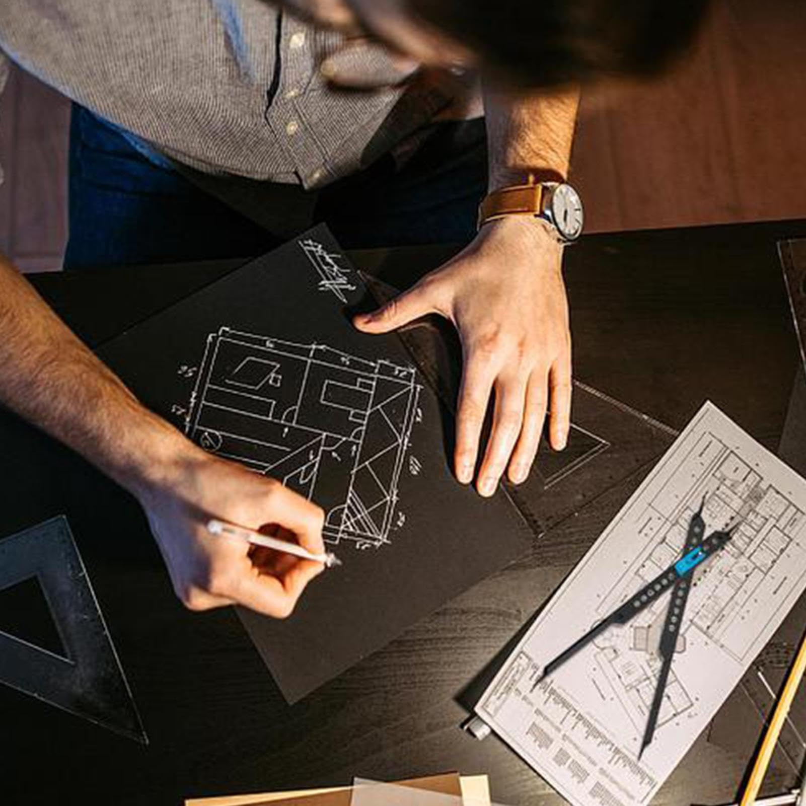 Pantografo Da Disegno 10 Pollici - Divisore Proporzionale Per Artisti, Architettura E Ingegneria - Foto 8