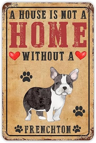 Vista 73 de Letrero de metal con texto en inglés «A House is Not A Home Without A Dogo Argentino» («A House is Not A Home Without A Dogo Argentino»)
