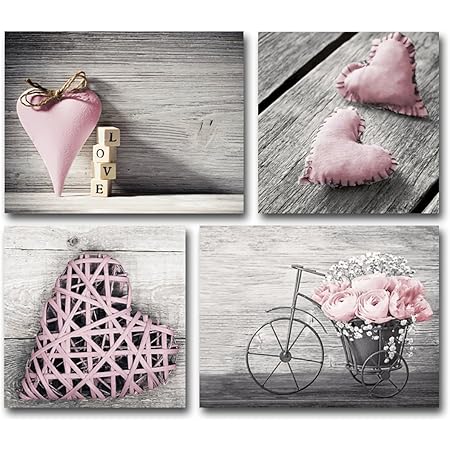 Bild Feng Shui Blumen Modern Wandbilder 100 Made In Germany Stein Herz Rosa Flur 500114a Amazon De Baumarkt