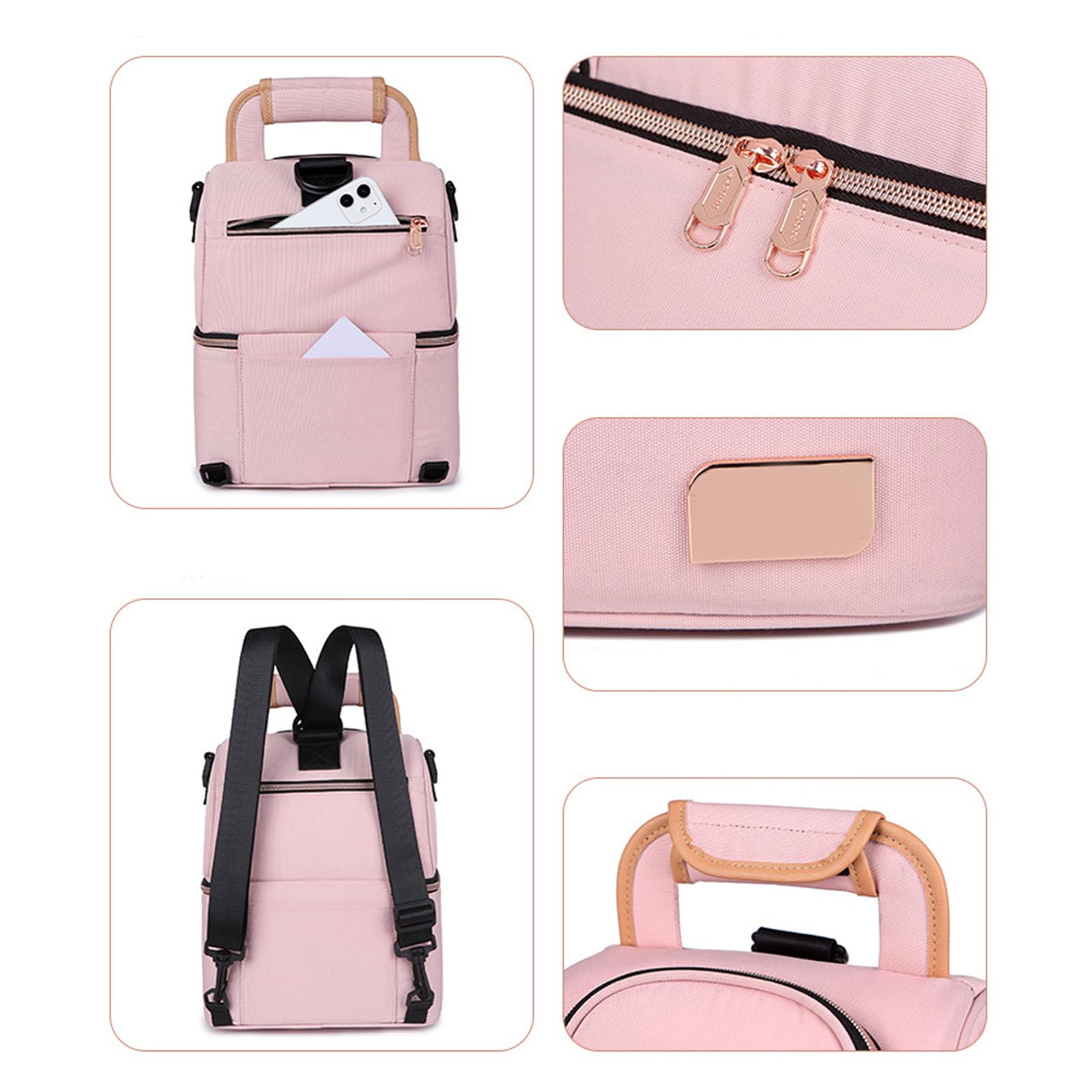 Sac isotherme pour biberon de lait maternel avec bandoulière pour allaitement, maman, voyage