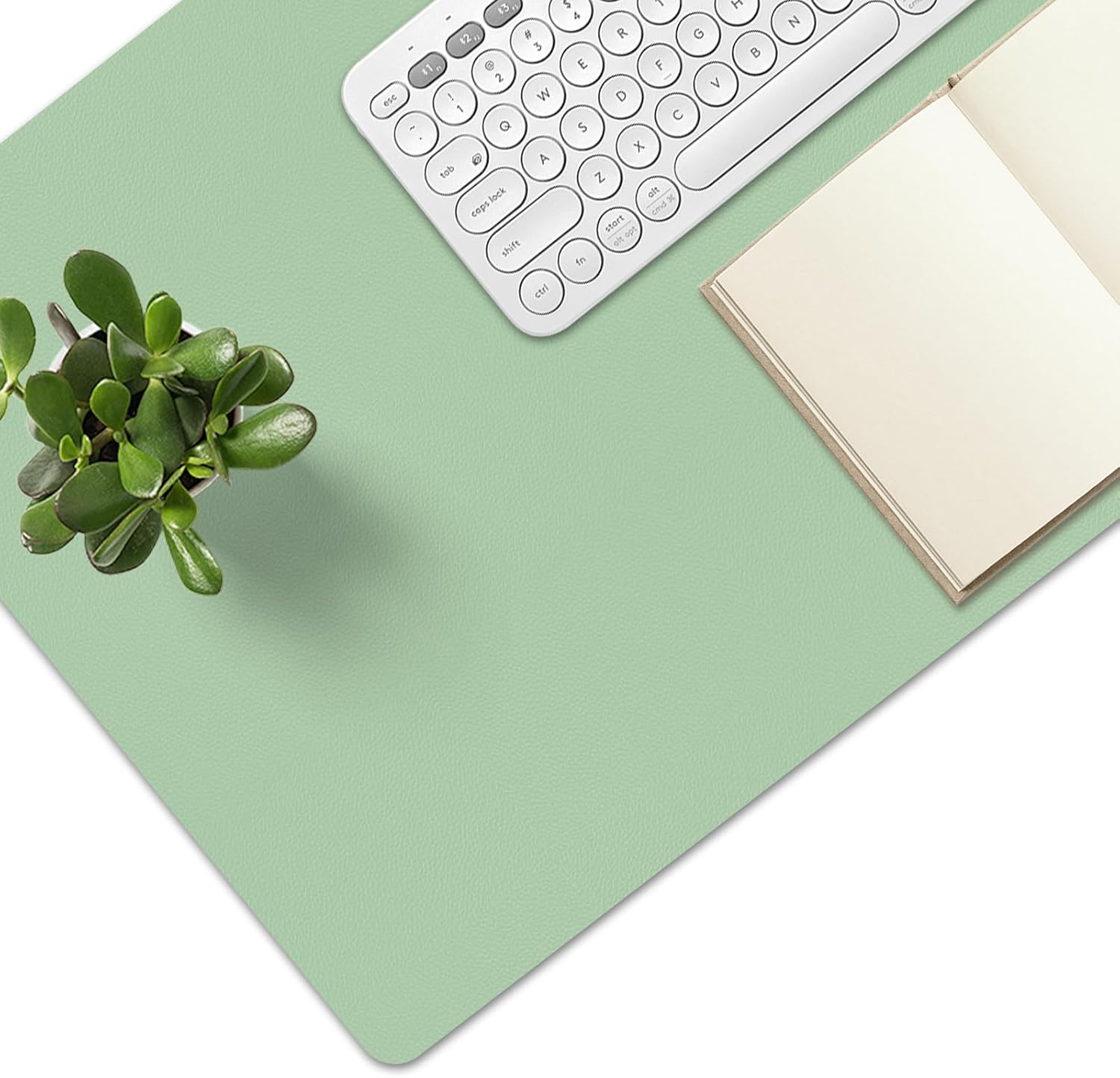 Mouse Pad and Keyboard Wrist Rest, Large Keyboard and Mouse Pad Set, Ergonomic Mousepad with Wrist Rest, Non-Slip Desk Mat Protector for Office, Home (31.5×15.7 Inches, Lake Green) - Image 7