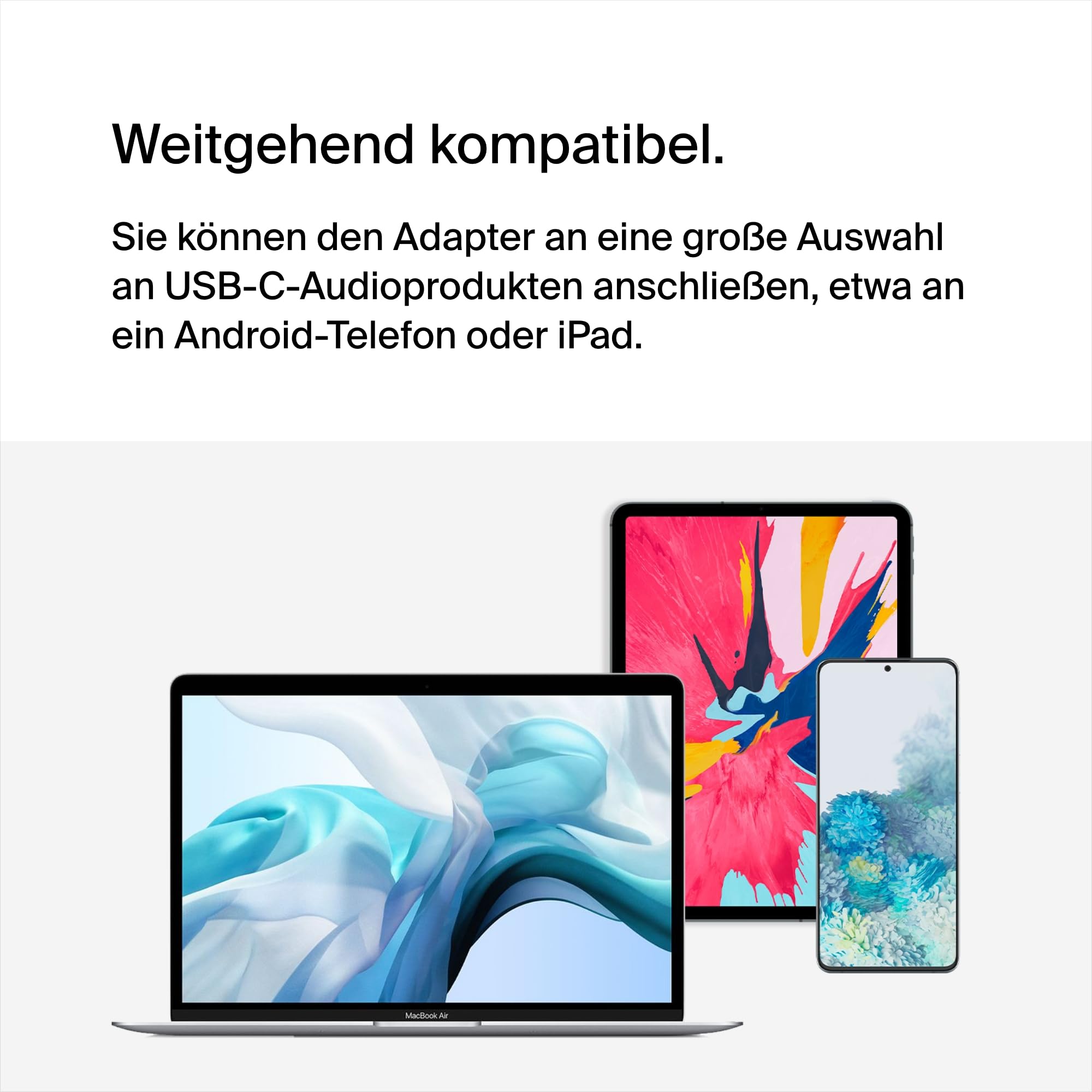 Belkin Rockstar USB-C Audio- und Ladeadapter, weiß