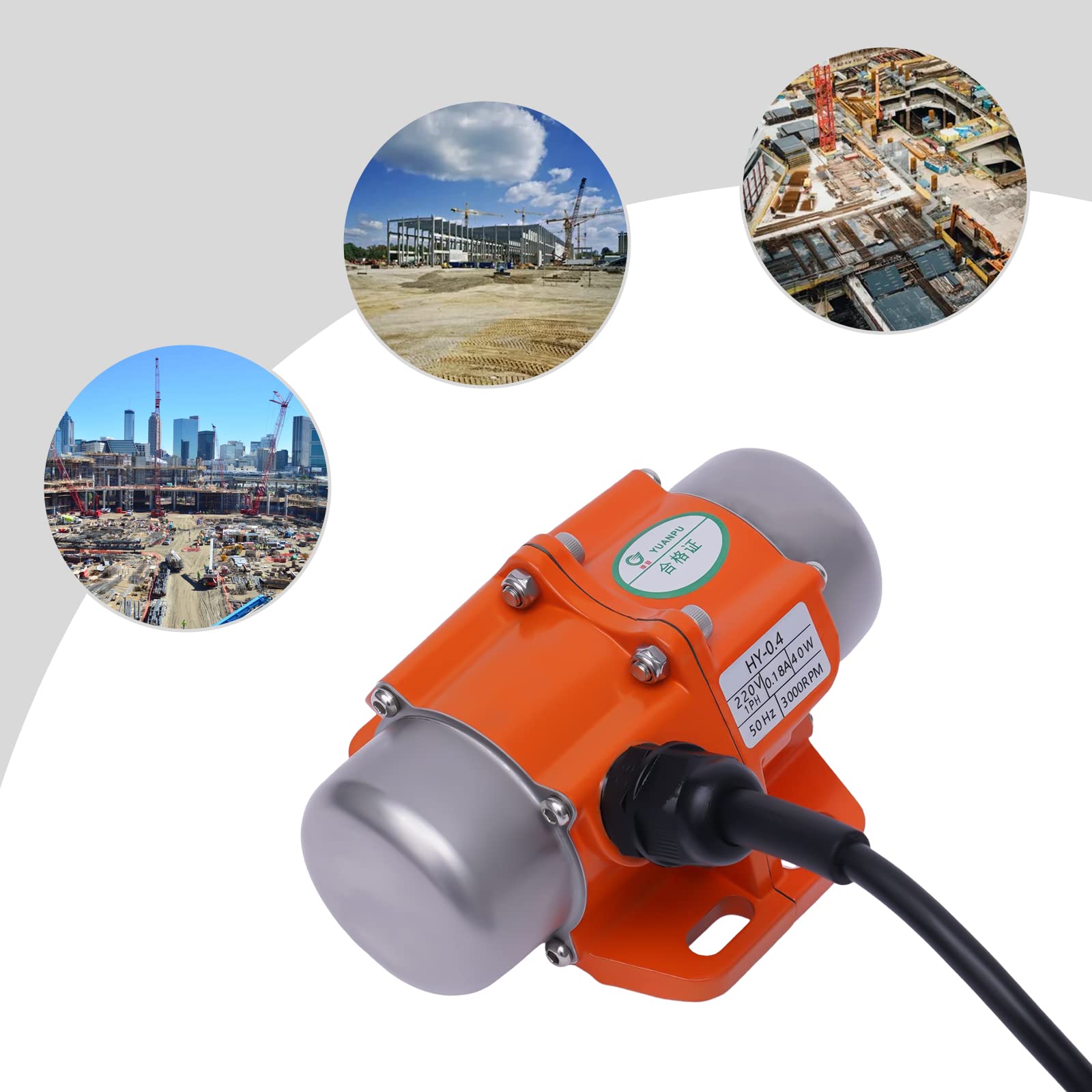Vibratore a vibrazione a 1/3 fasi per dispositivi meccanici 3000 giri/min, 220 V (40 W)
