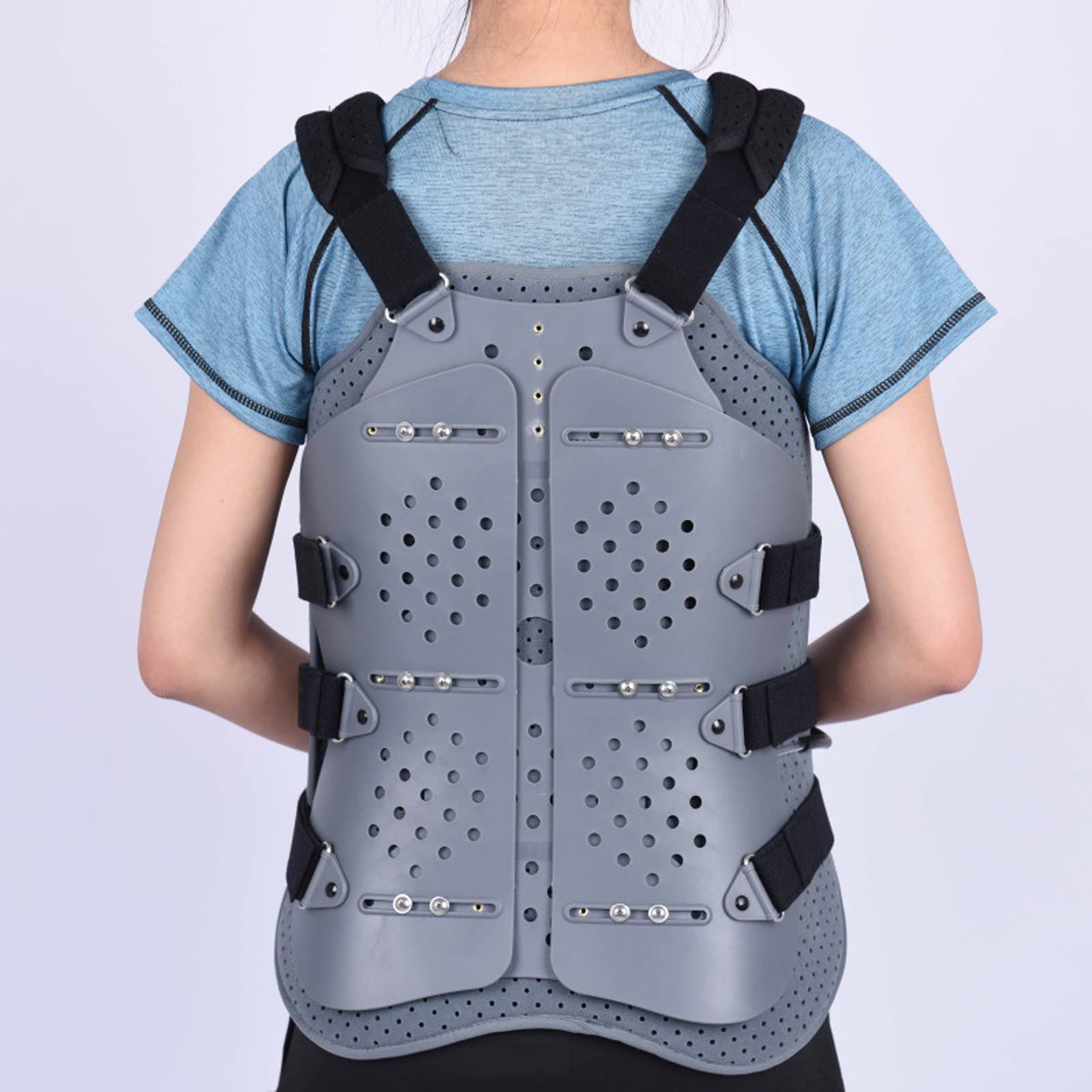 CUSMA Órtesis De Columna Vertebral, Órtesis Toracolumbar Ajustable Soporte Lumbar, para El Dolor Lumbar, Hernia De Disco Lumbar