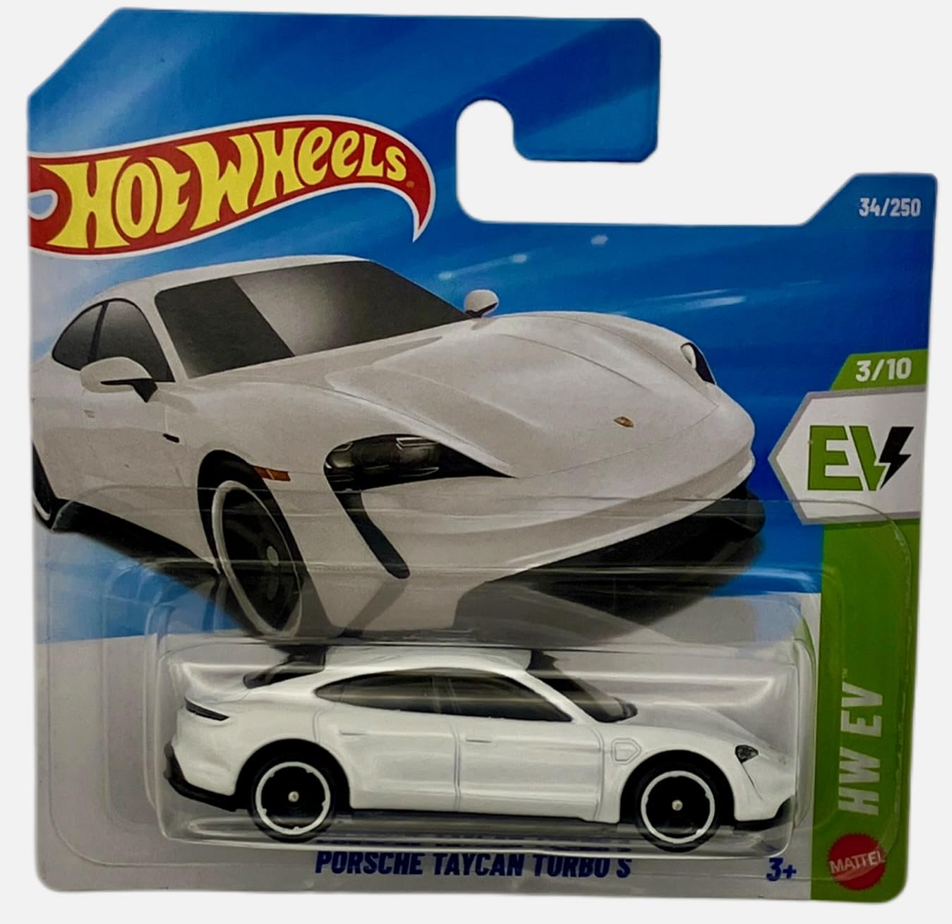 Hot Wheels - Porsche Taycan Turbo S (1/64) White - JJJ05 : Amazon
