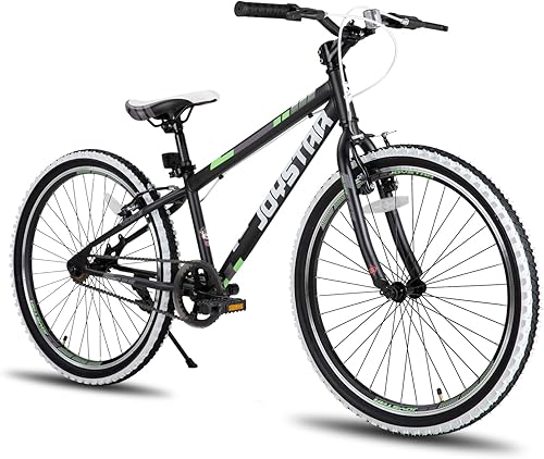 Miniatura 18 de JOYSTAR Lubbock 20 24 Inch Kids Bike for Boys & Girls Ages 7-12 Years Hardtail Mountain Bike for Kids with 1-Speed/7-Speed Drivetrain, White Wall