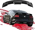 2015-2023 Mustang Ecoboost Spoiler Compatible with Mustang V6/V8/Shelby/GT/EcoBoost Coupe 2 Door Models GT 350 GT500 Style ABS Trunk Rear Spoiler Wing