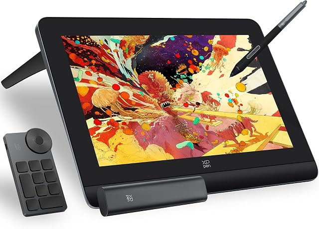XPPen Artist Pro 14 (Gen 2) Graphics Drawing Tablet with 14" Full Laminated Screen, X3 Pro Stylus with World First 16K Pen Pressure, Wireless Shortcut Remote, Supports Windows, macOS, Android