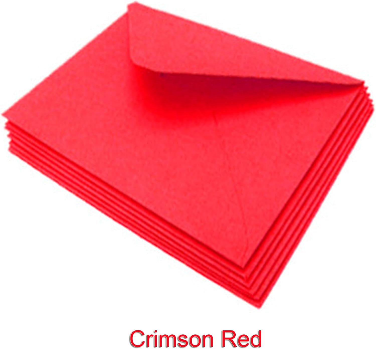 Amazon.com : NEW 100x PLAIN CRIMSON RED COLOUR PACK OF 100 DINNER MONEY ...