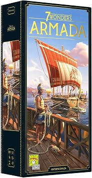 Asmodee 7 Wonders Armada Board Game Expansion - Conquer the Sea and Explore
