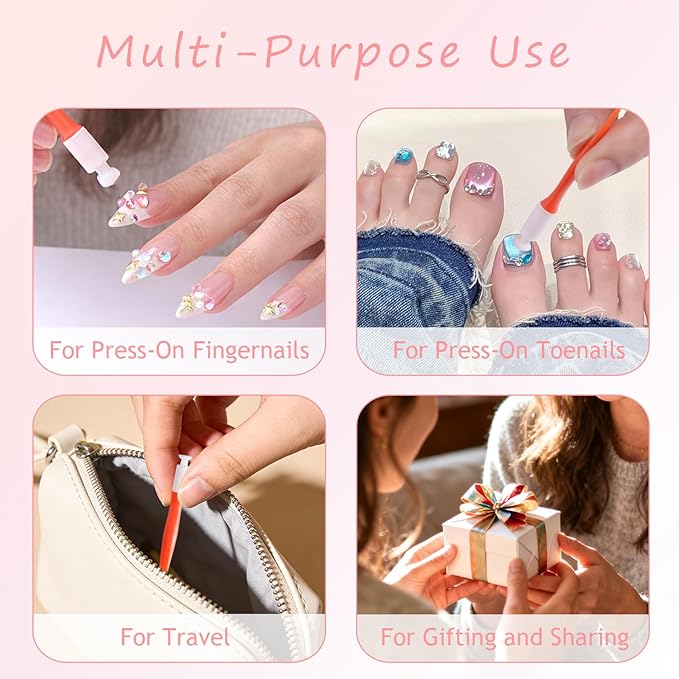 Set de 5 Herramientas para Aplicar y Quitar Uñas Postizas miniatura 6