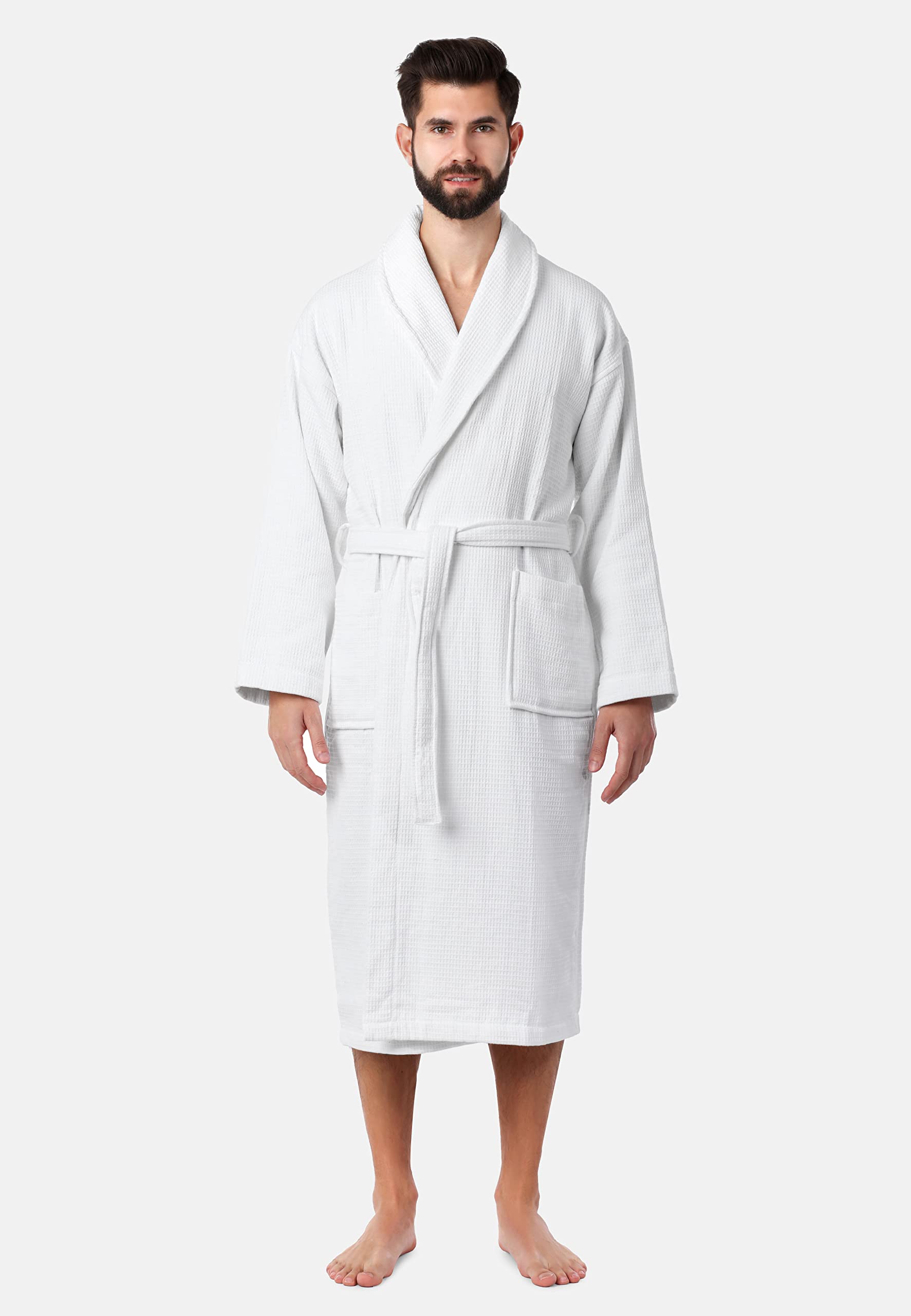 Ladeheid Peignoir de Bain Éponge 100% Coton Homme LA40-226