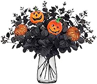 Vista 15 de 10 piezas de decoración de otoño para el hogar, flores artificiales, plantas falsas, Acción de Gracias, decoración de otoño al aire libre