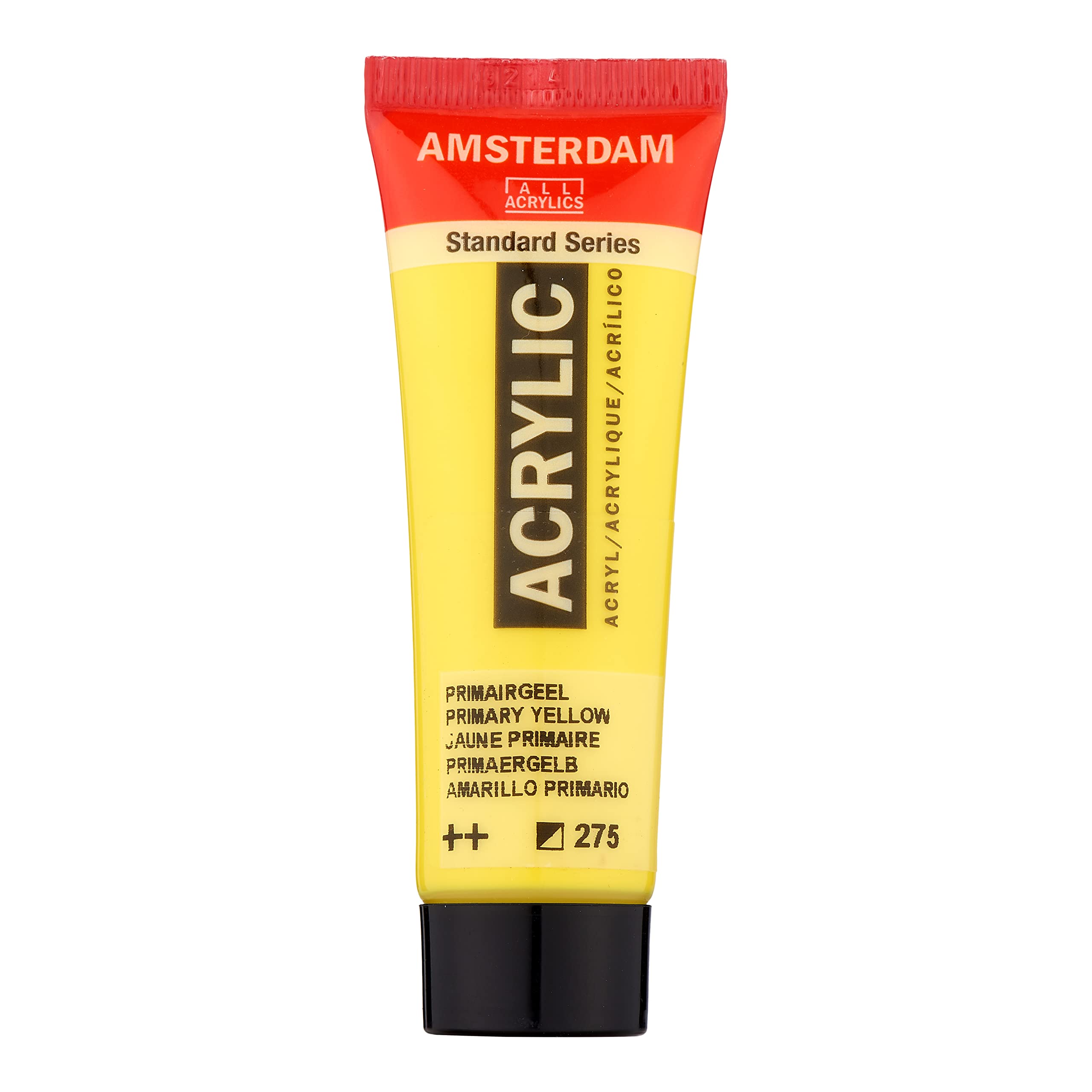 Royal Talens Amsterdam Standard Acrylic Paint Tube 20ml Primary Yellow PY3 PY74