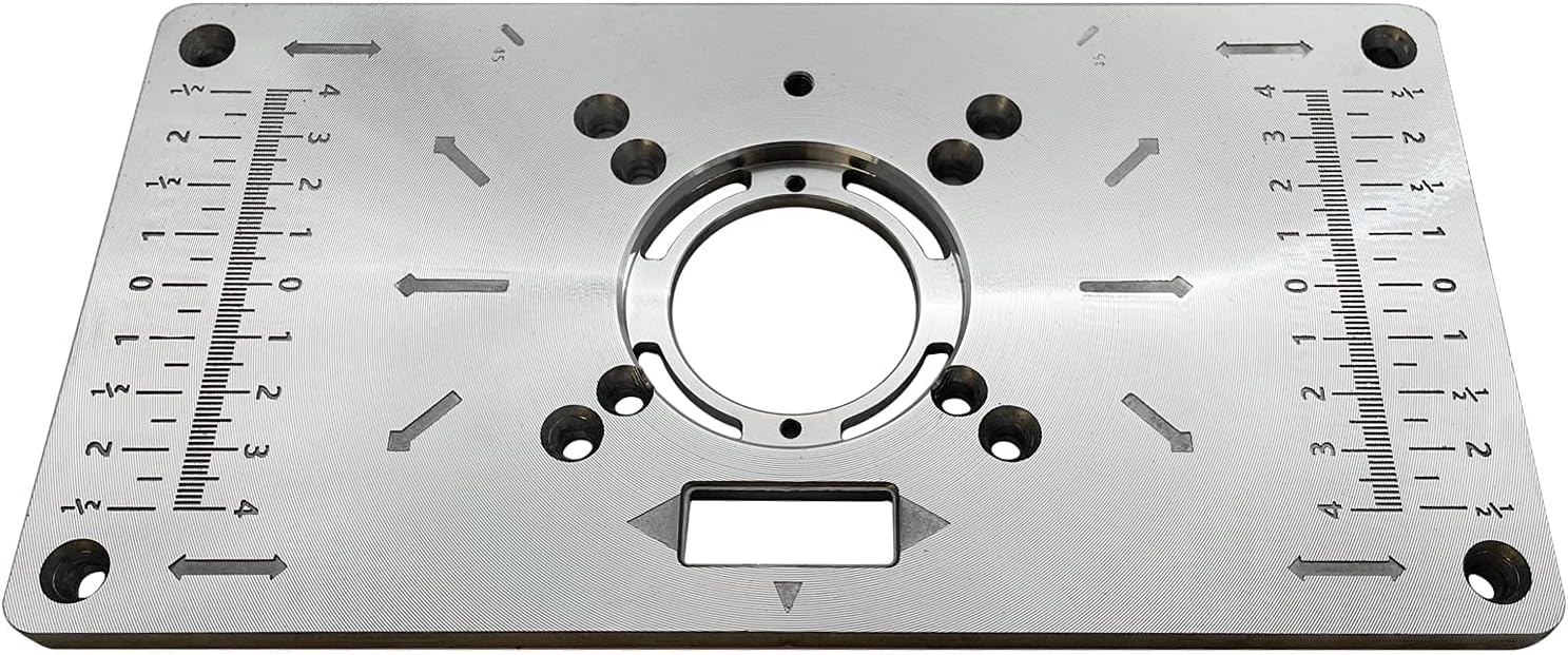 Aluminium Router Table Insert Plate Table for Woodworking Benches